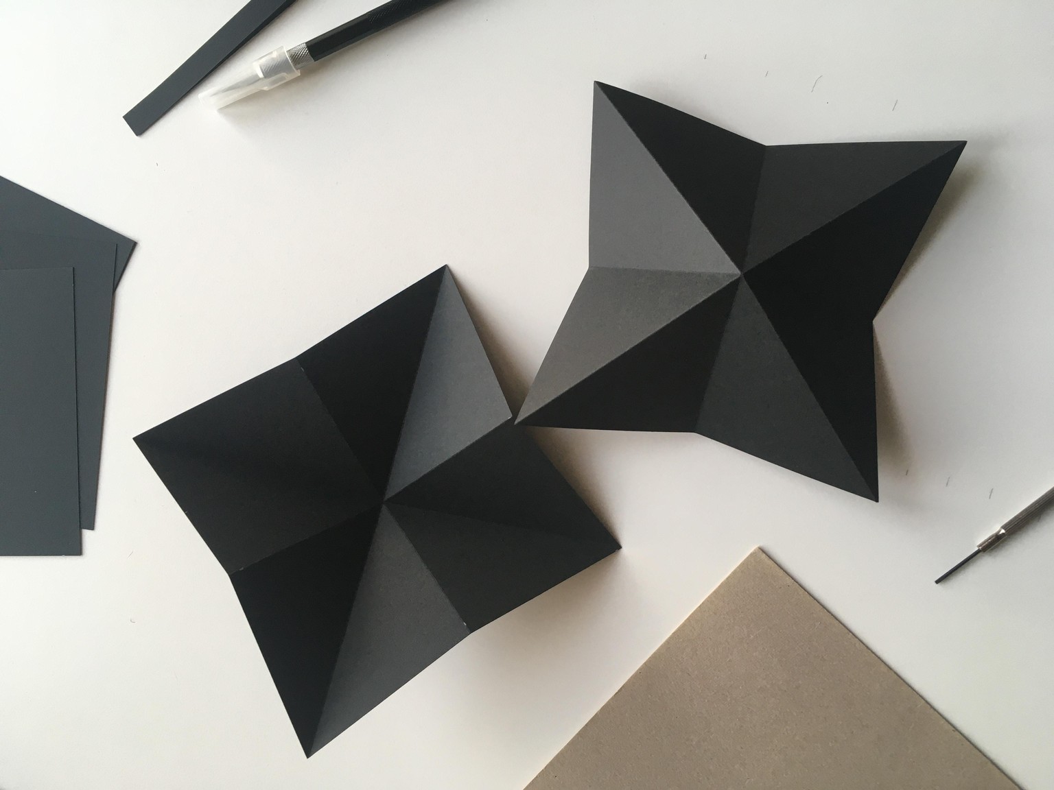 Geometric Star Paper Ornaments for Home Decor - image 6 - student project
