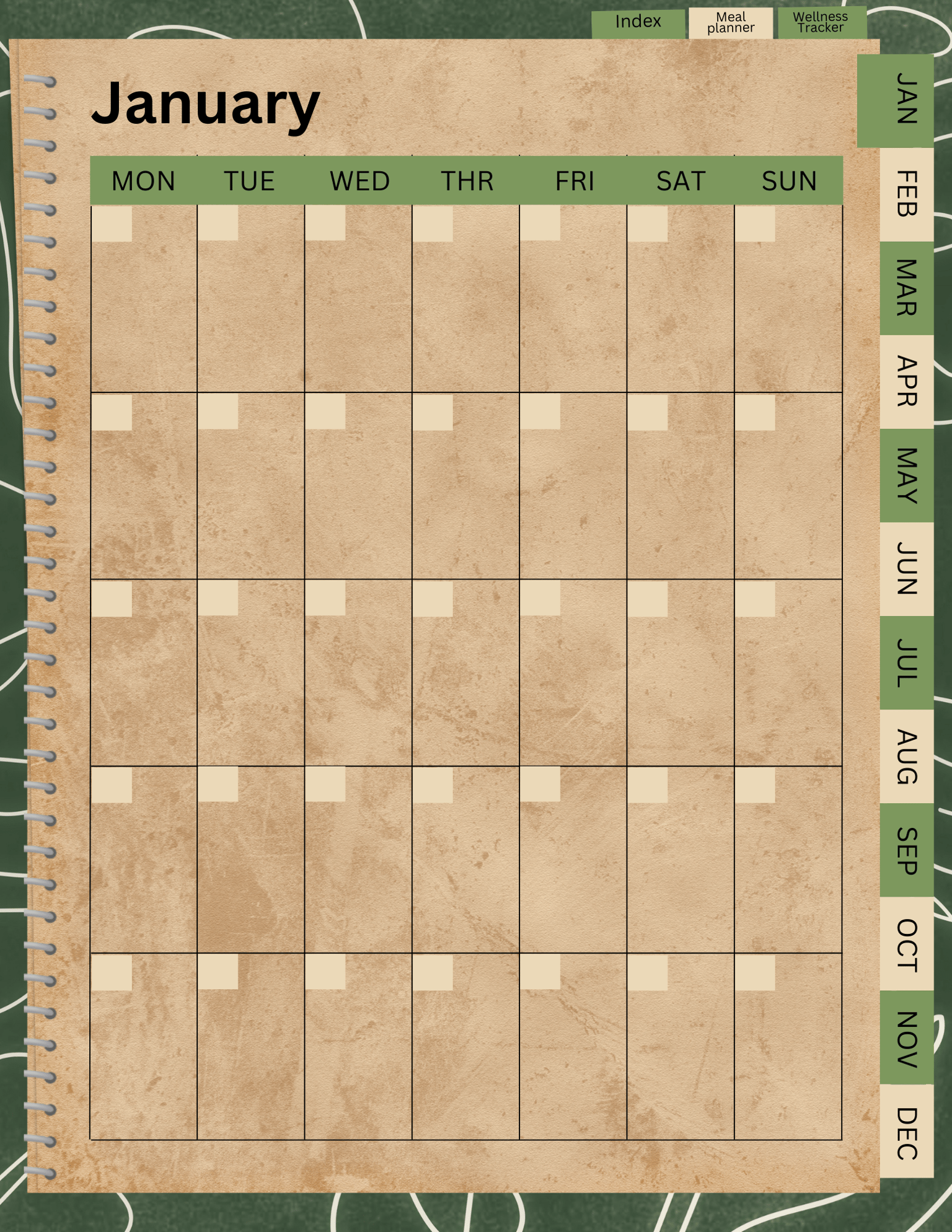 Digital Planner - Organic - image 2 - student project