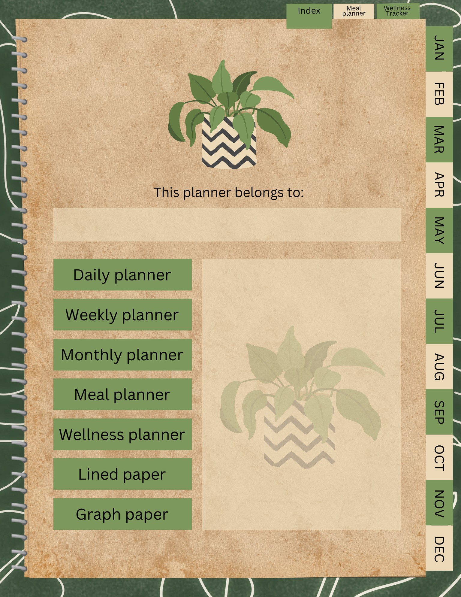Digital Planner - Organic - image 4 - student project
