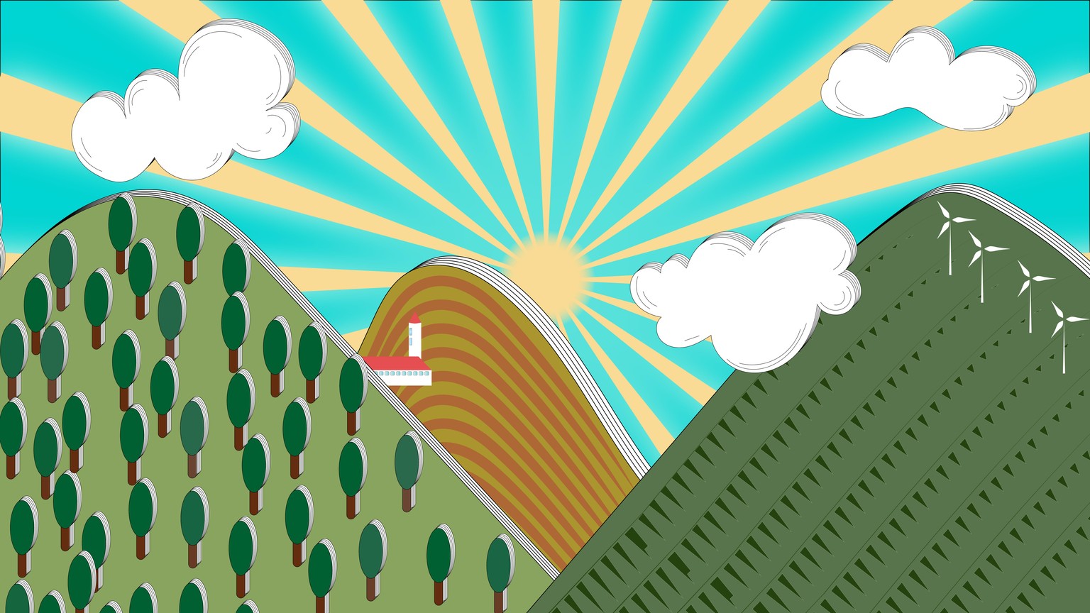 The Red Barn on a Hill - image 1 - student project