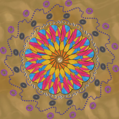Tam's first Mandala - image 1 - student project