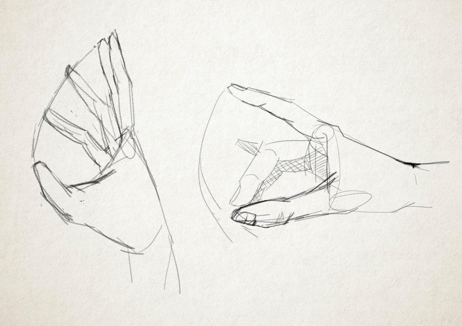 Hands drawing - image 1 - student project