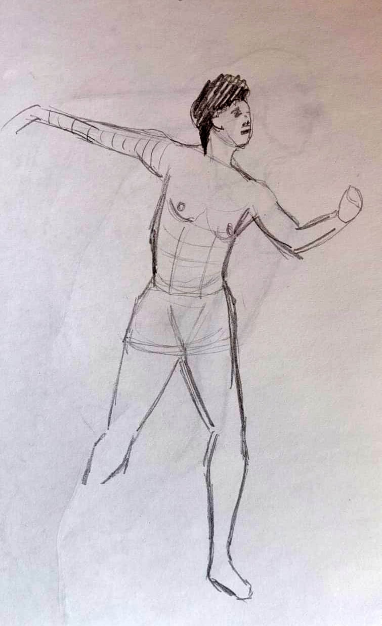 Figure drawing - image 2 - student project