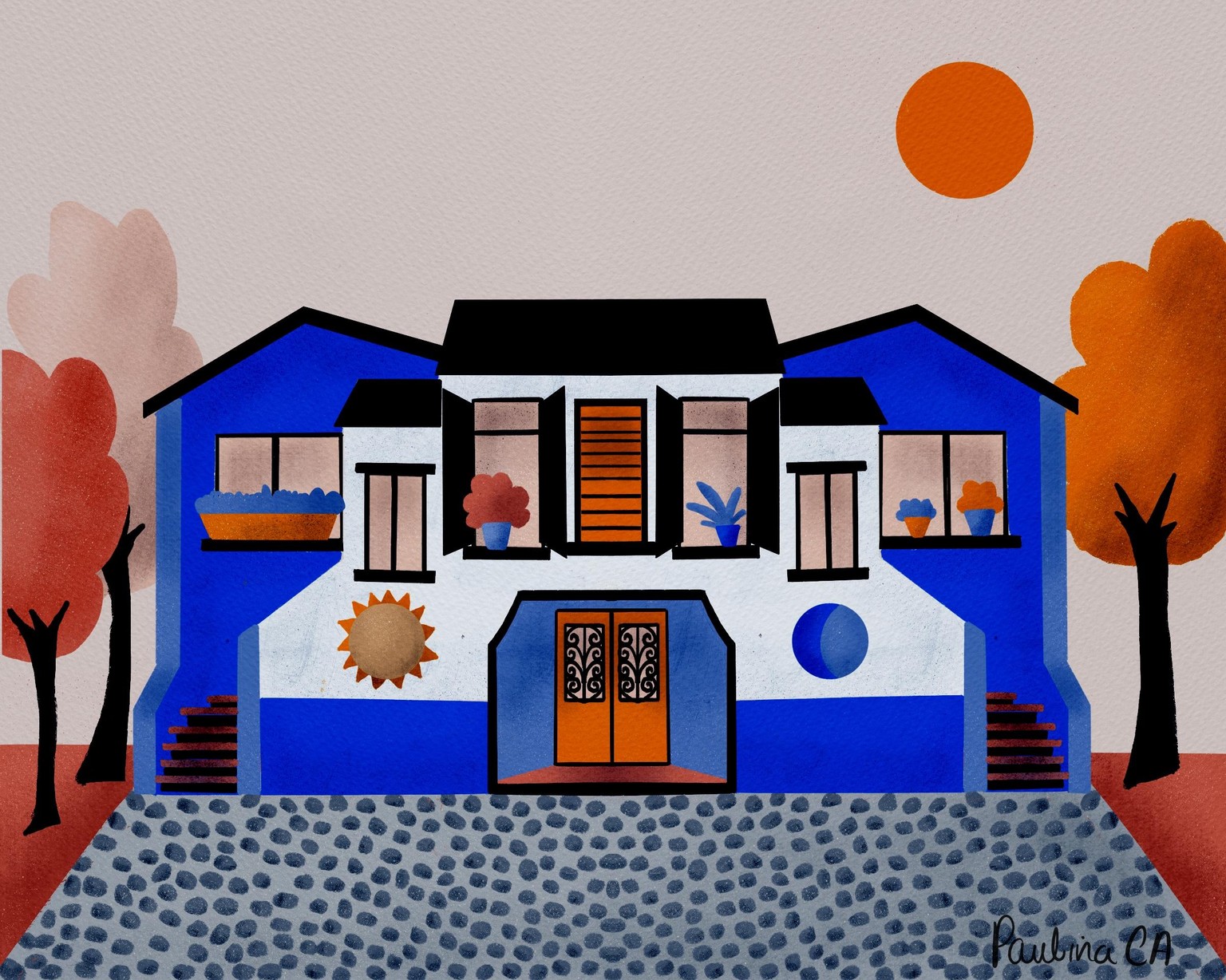 My blue house - image 1 - student project