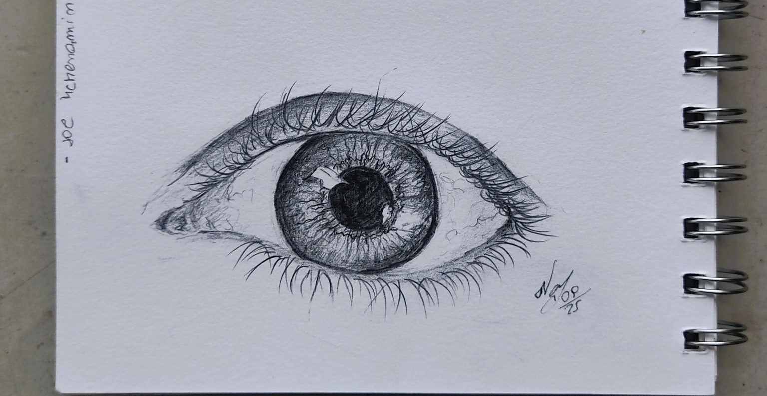 How to draw a realistic eye - image 2 - student project