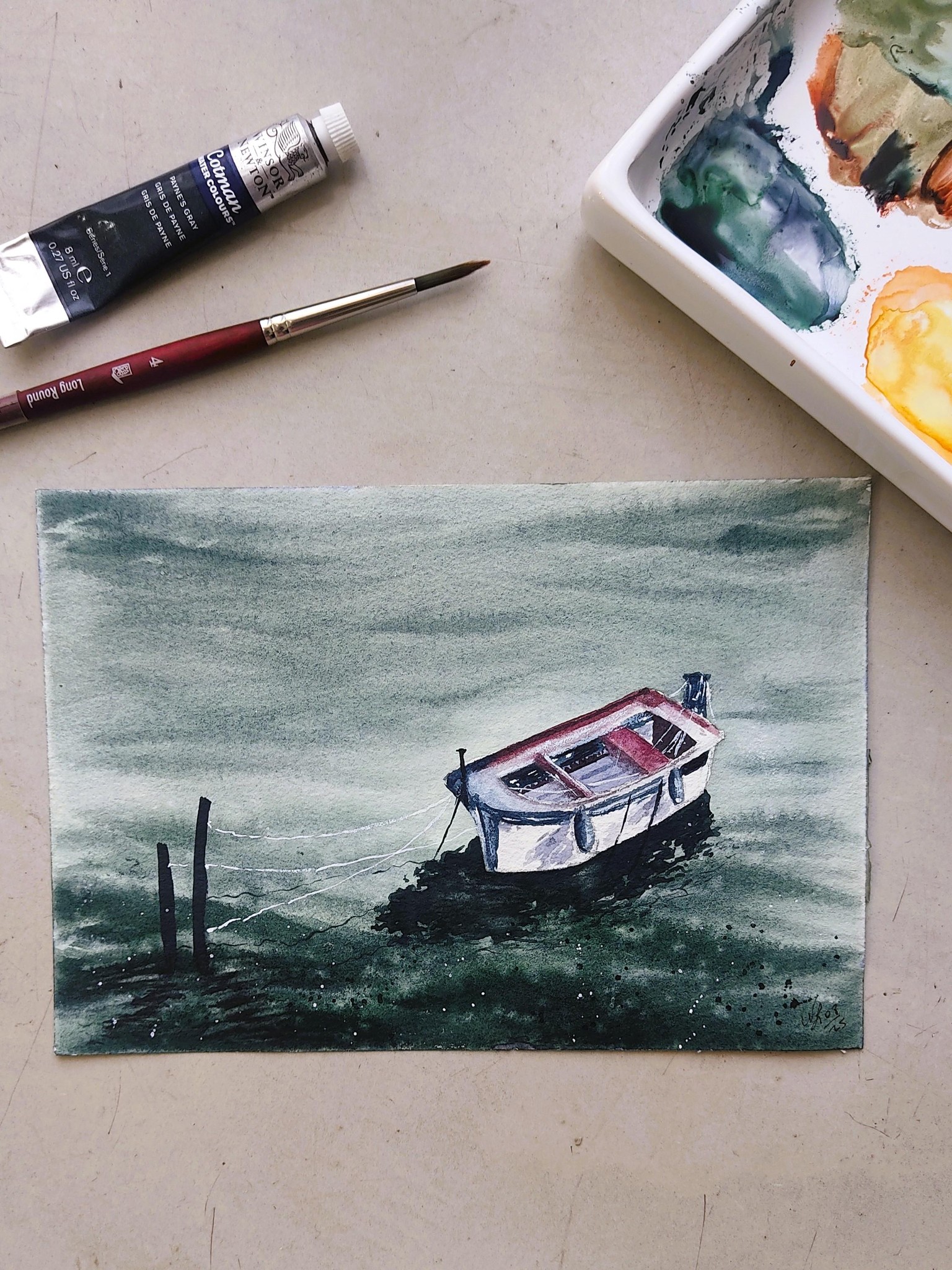 Sailing Beyond Basics - Painting Boats, Water & Reflections In Watercolor - image 1 - student project