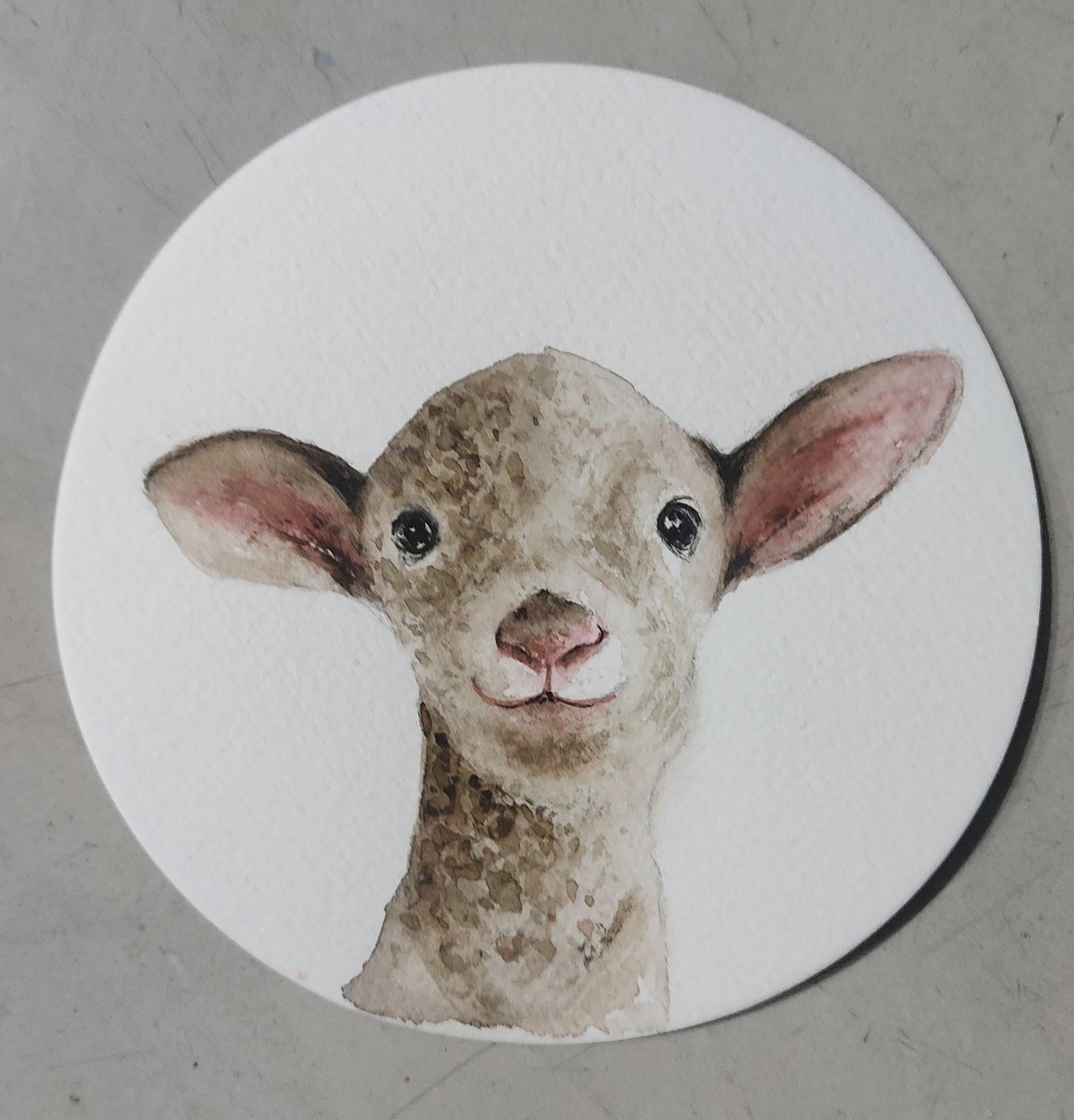 Baby watercolor animals - image 1 - student project