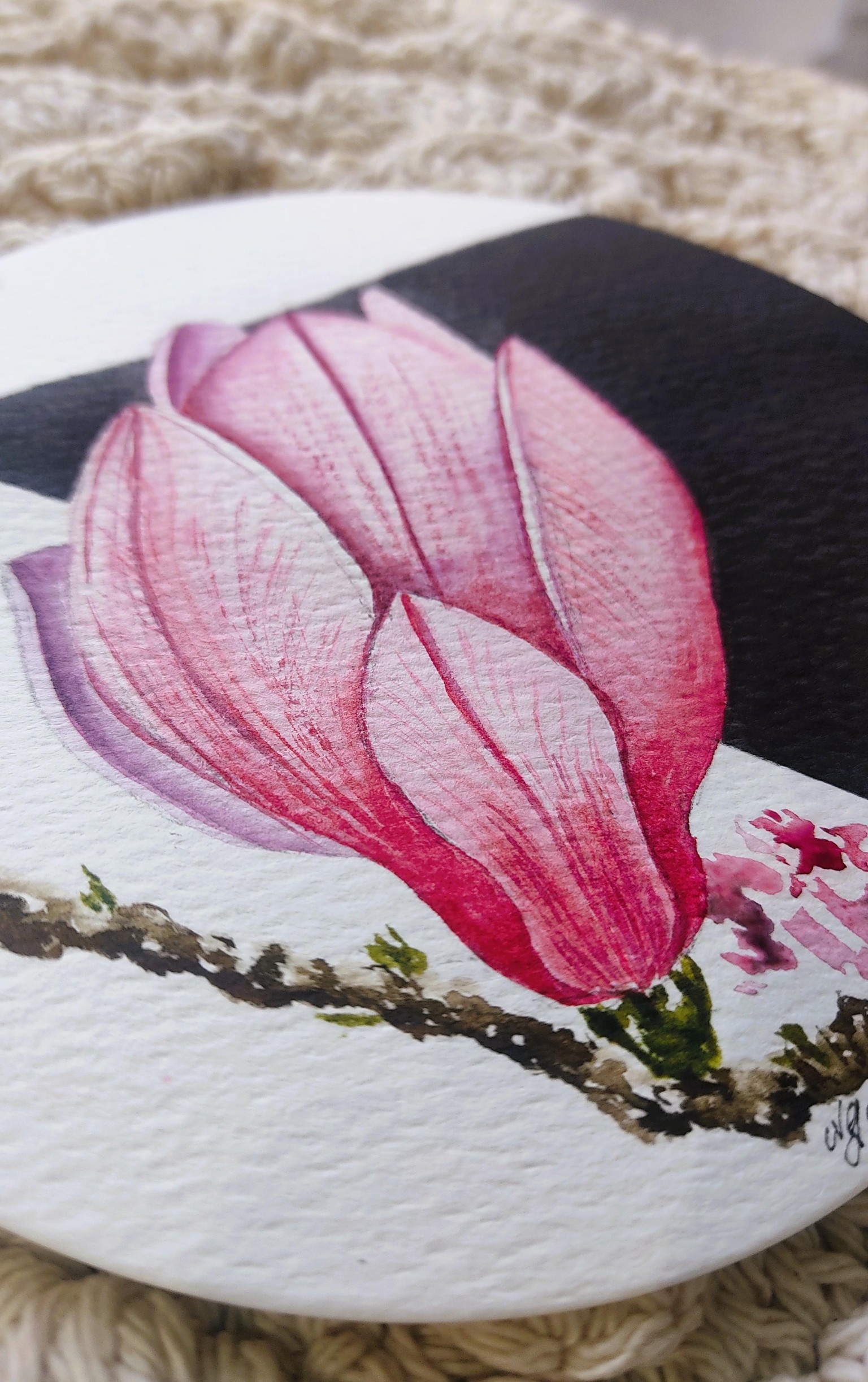 Watercolour Magnolia - image 3 - student project
