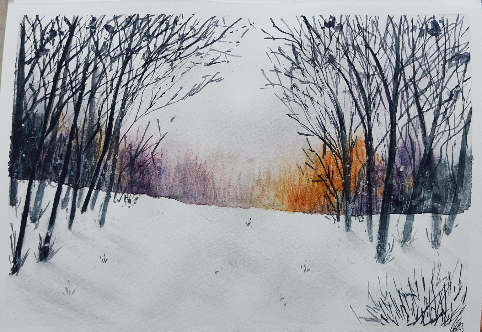 Winter Landscape - image 1 - student project