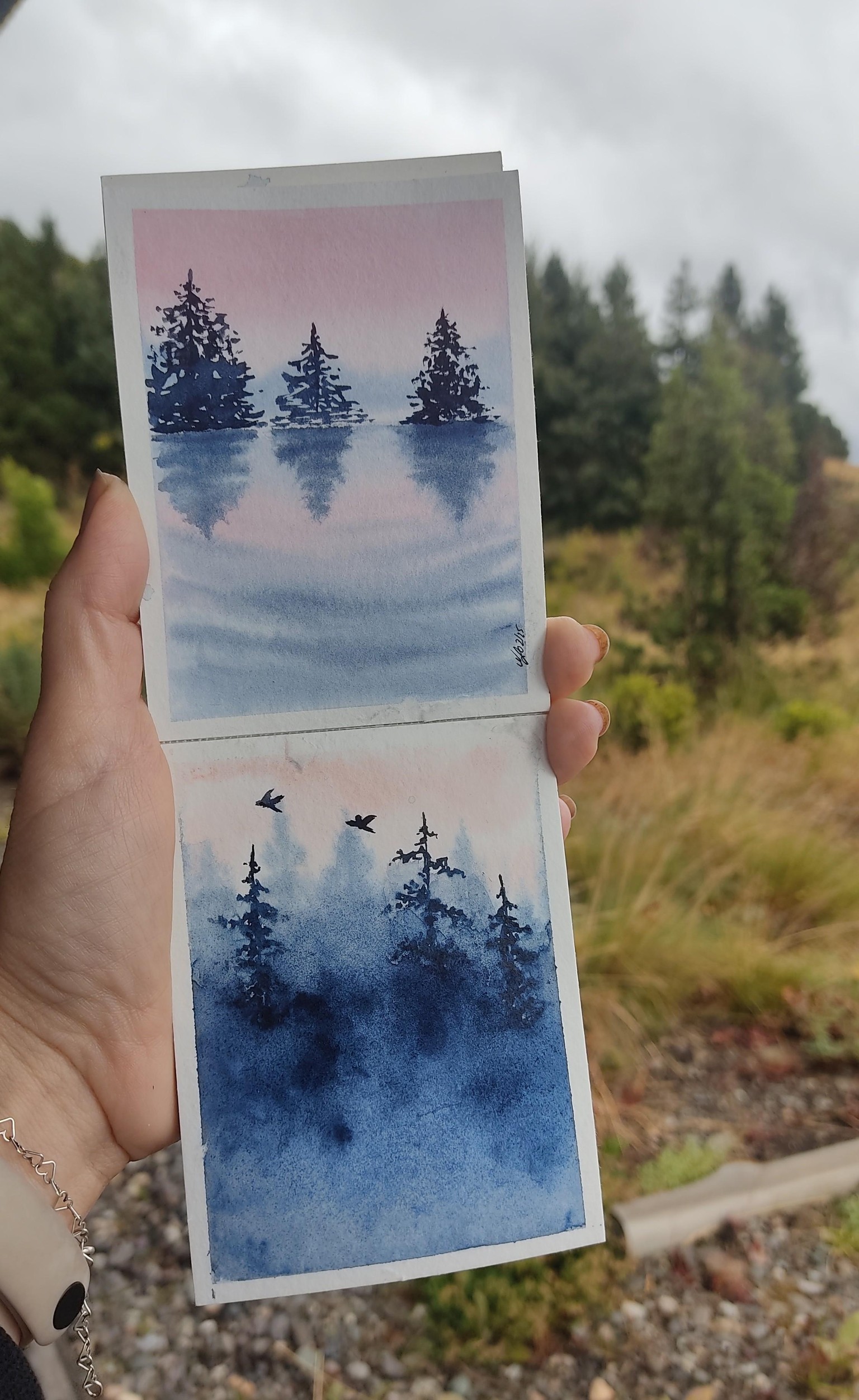 7 days of watercolor landscapes - image 4 - student project