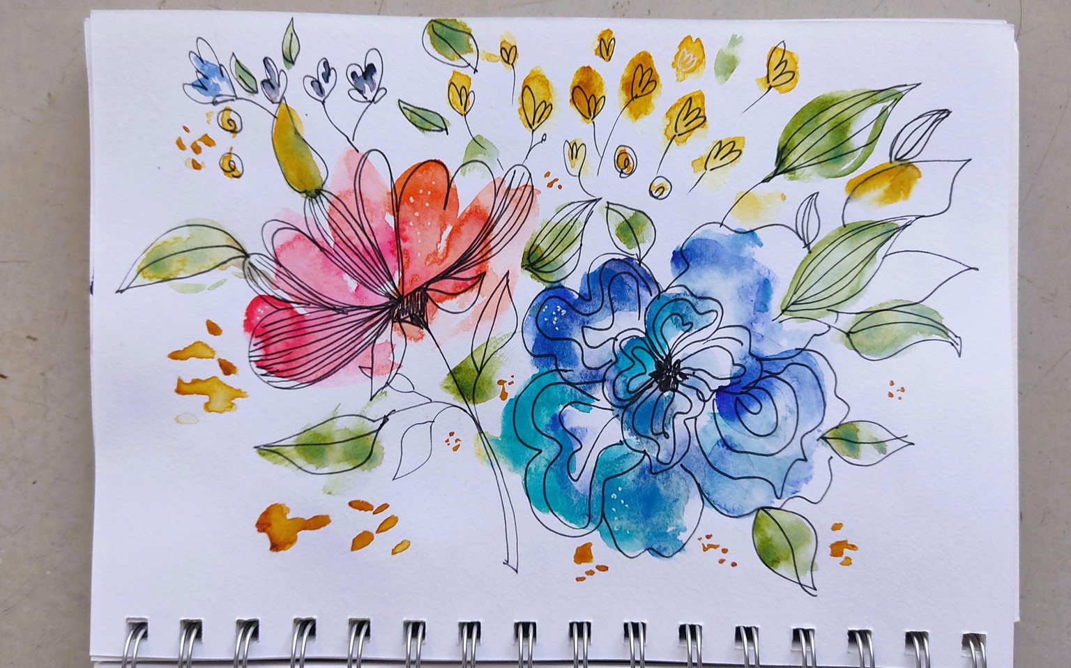 Easy Doodling & Painting Fun! Create Gorgeous Botanical & Floral Illustrations i - image 1 - student project