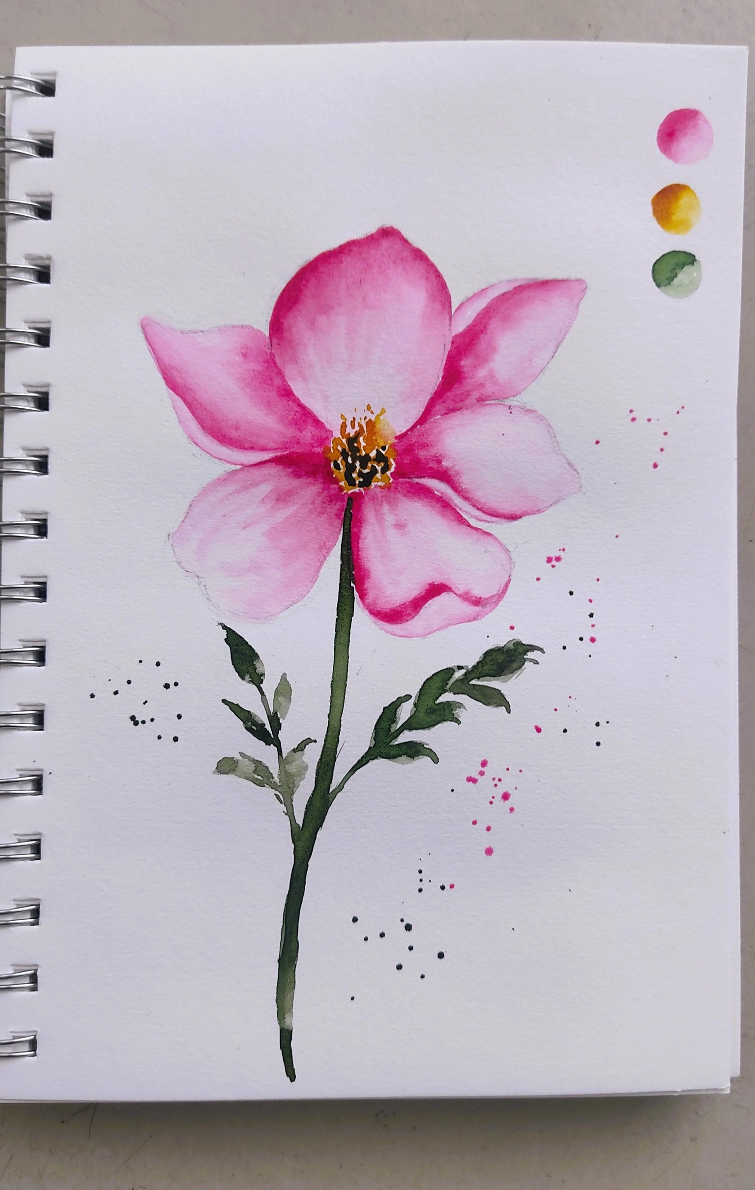 Watercolor Petals Made Simple: Paint Stunning Flowers in 3 Easy Steps - image 1 - student project