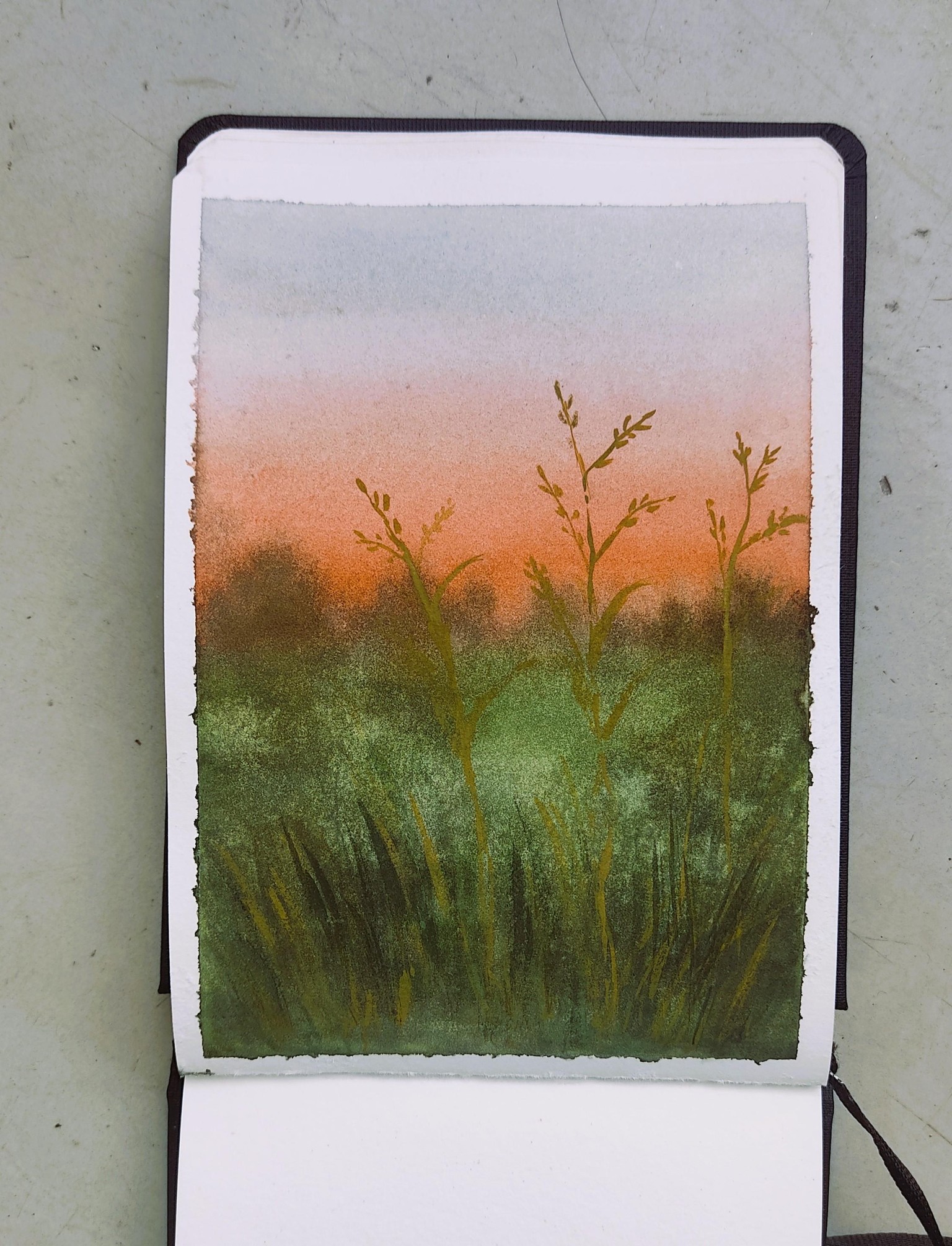 7-Day Watercolor Challenge: Paint Atmospheric Landscapes in 15 Minutes - image 10 - student project