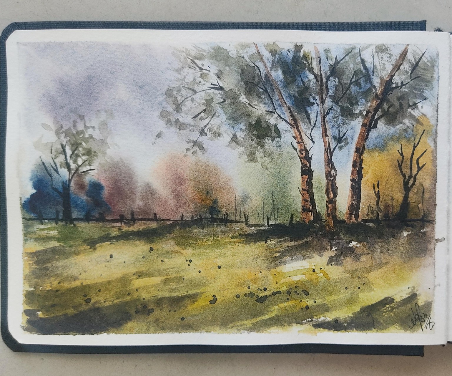 Loose-Style Watercolor Landscapes - image 1 - student project