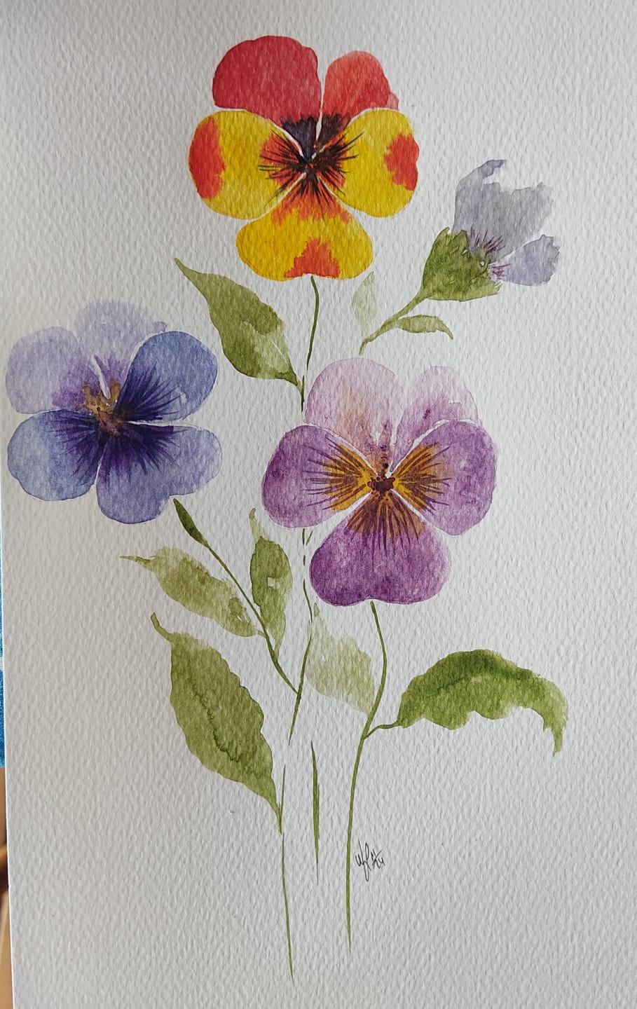 Evereday Watercolor Flowers - image 2 - student project
