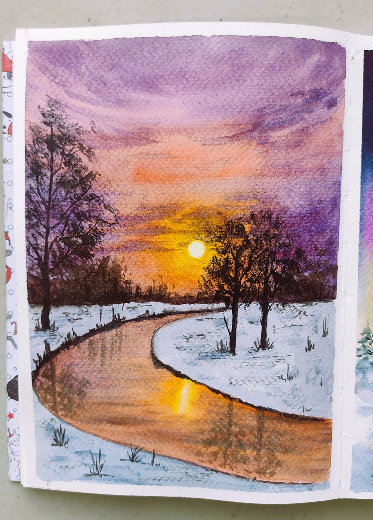 7-Day Watercolor Landscape Challenge: Master Seasons and Techniques - image 2 - student project