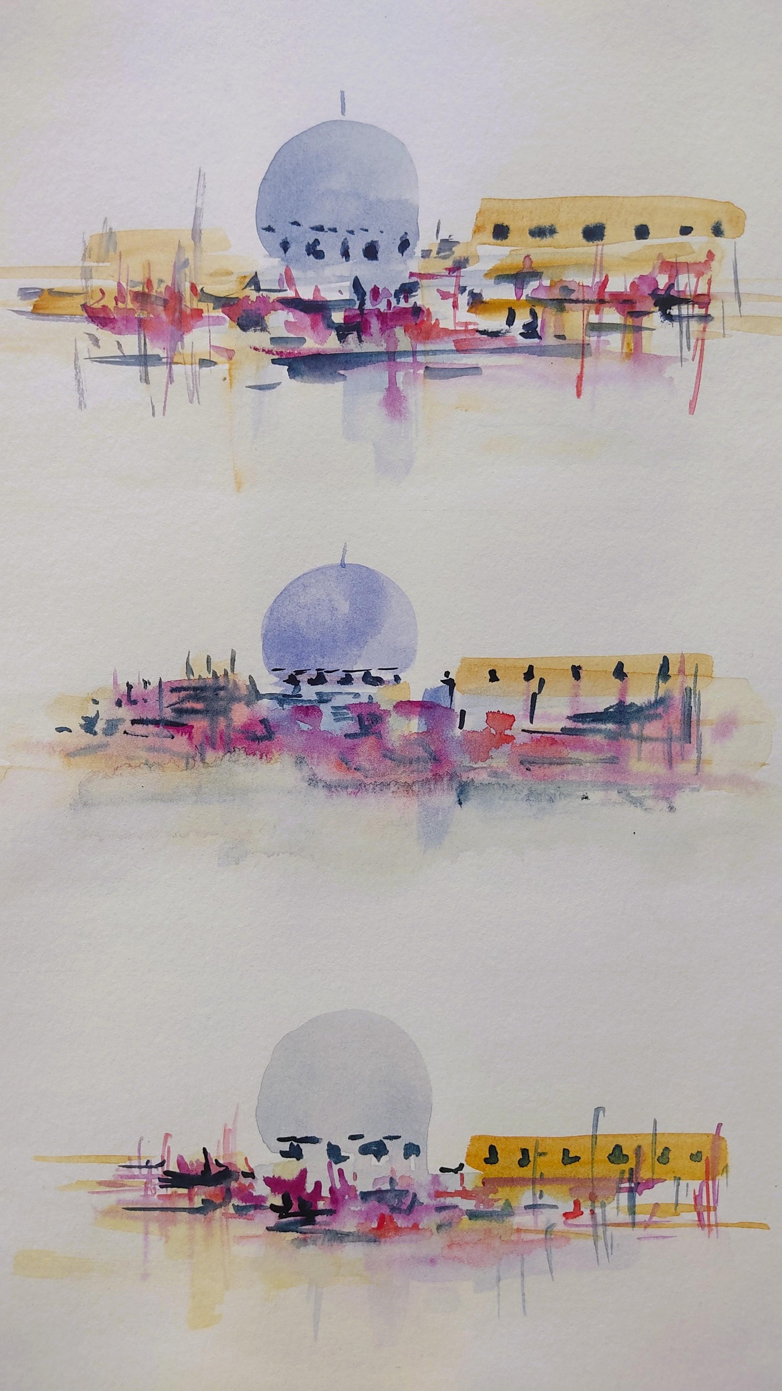 Cityscapes in Watercolor: An Exercise in Letting Go - image 1 - student project