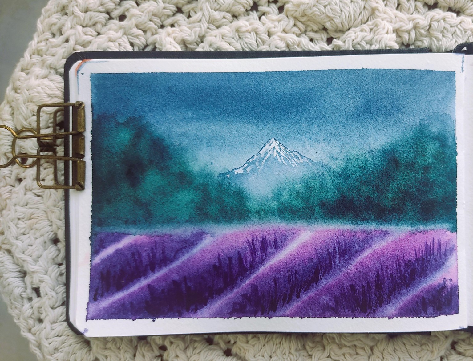 7-Day Watercolor Challenge: Paint Atmospheric Landscapes in 15 Minutes - image 9 - student project