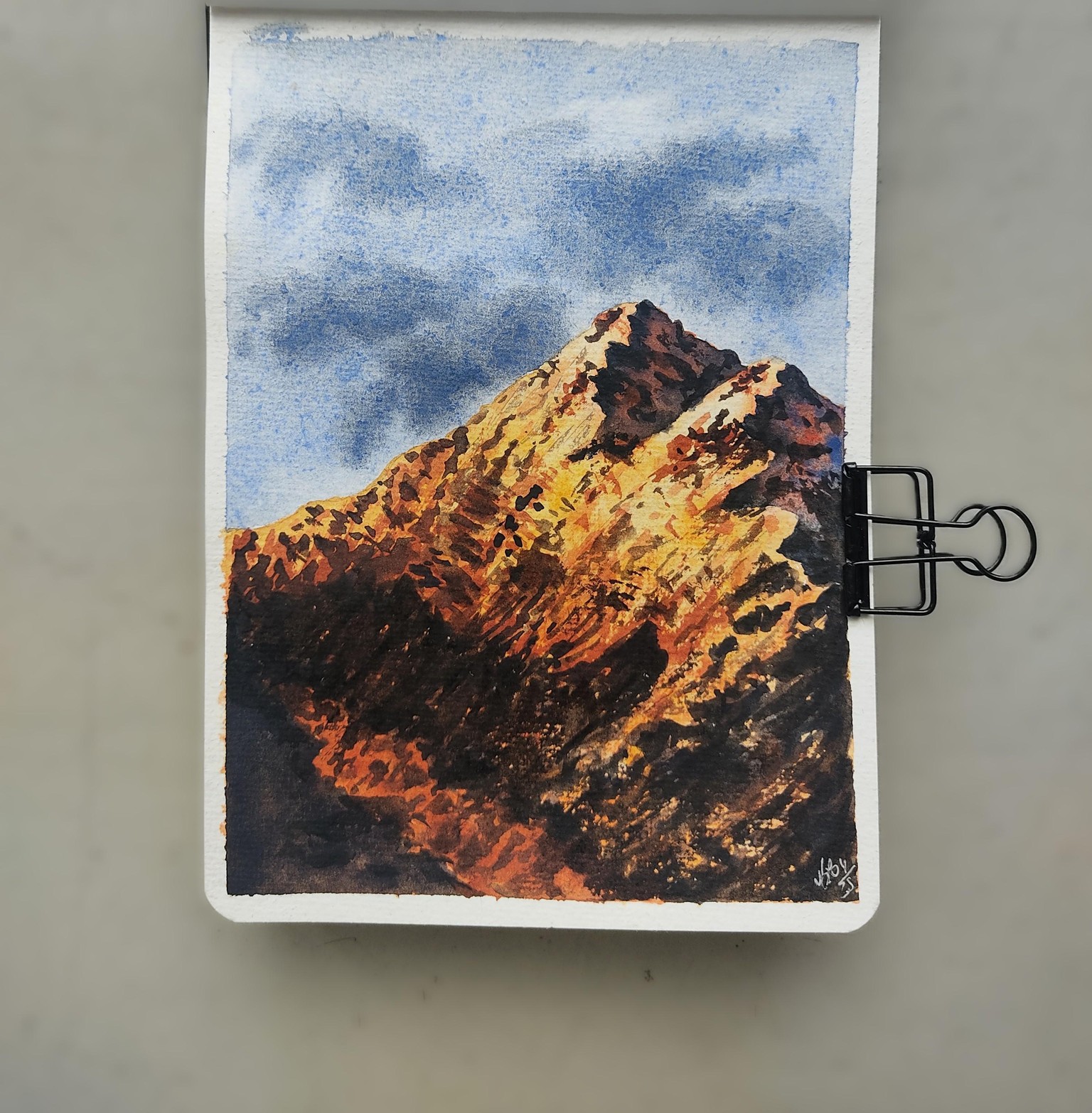 Snowy Mountains: Challenge in Watercolors - image 2 - student project