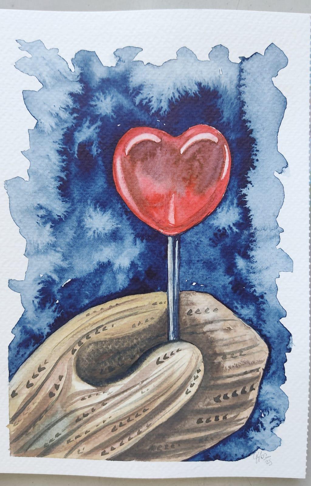 Glossy watercolor textures - image 1 - student project