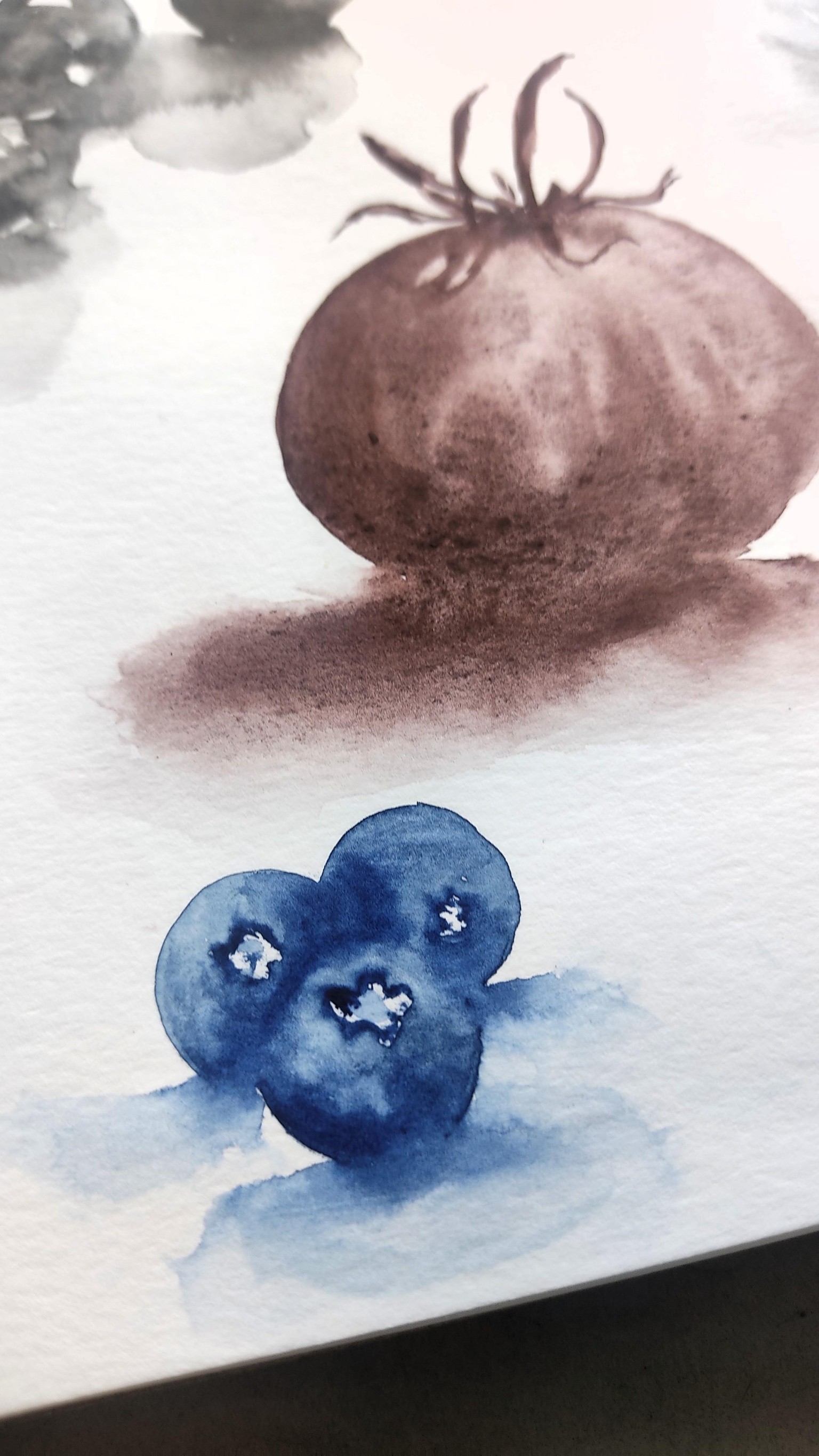 Lost and Found Edges in Watercolor Painting - image 2 - student project