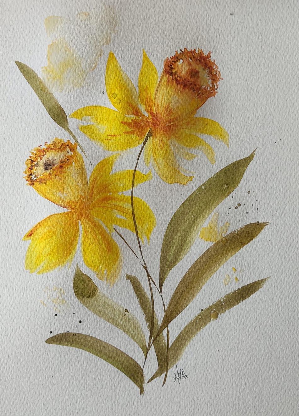 Evereday Watercolor Flowers - image 1 - student project