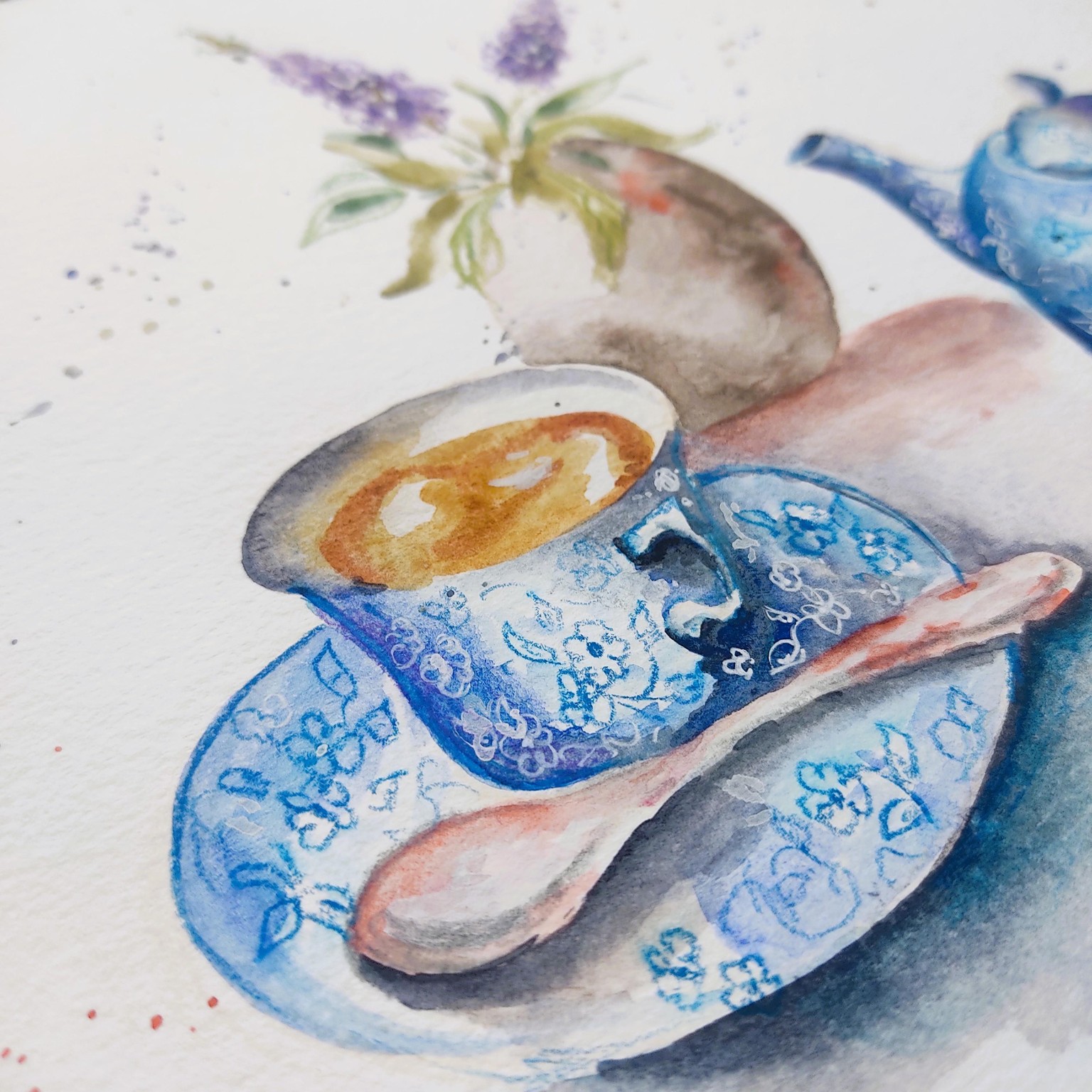 Tea set: Mix media! - image 3 - student project