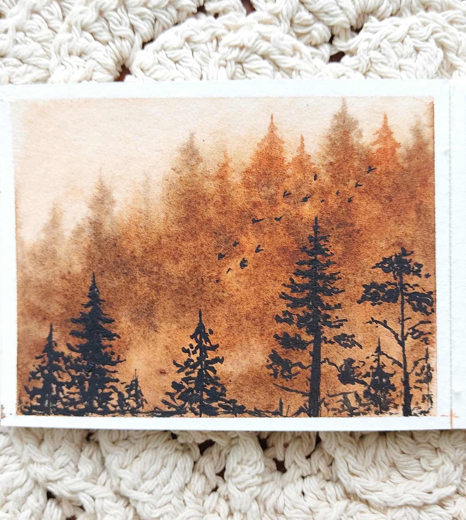 7 Days of Misty Watercolor Landscapes: A Calm & Creative Painting Journey - image 4 - student project