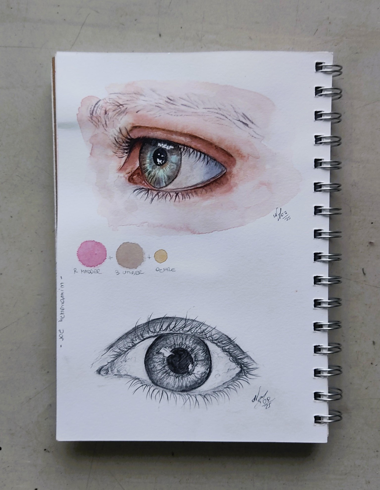 How to draw a realistic eye - image 1 - student project