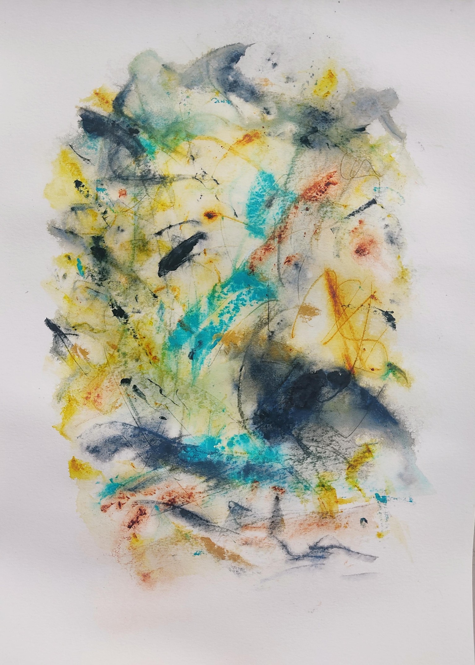 Palette knife watercolor landscapes - image 5 - student project