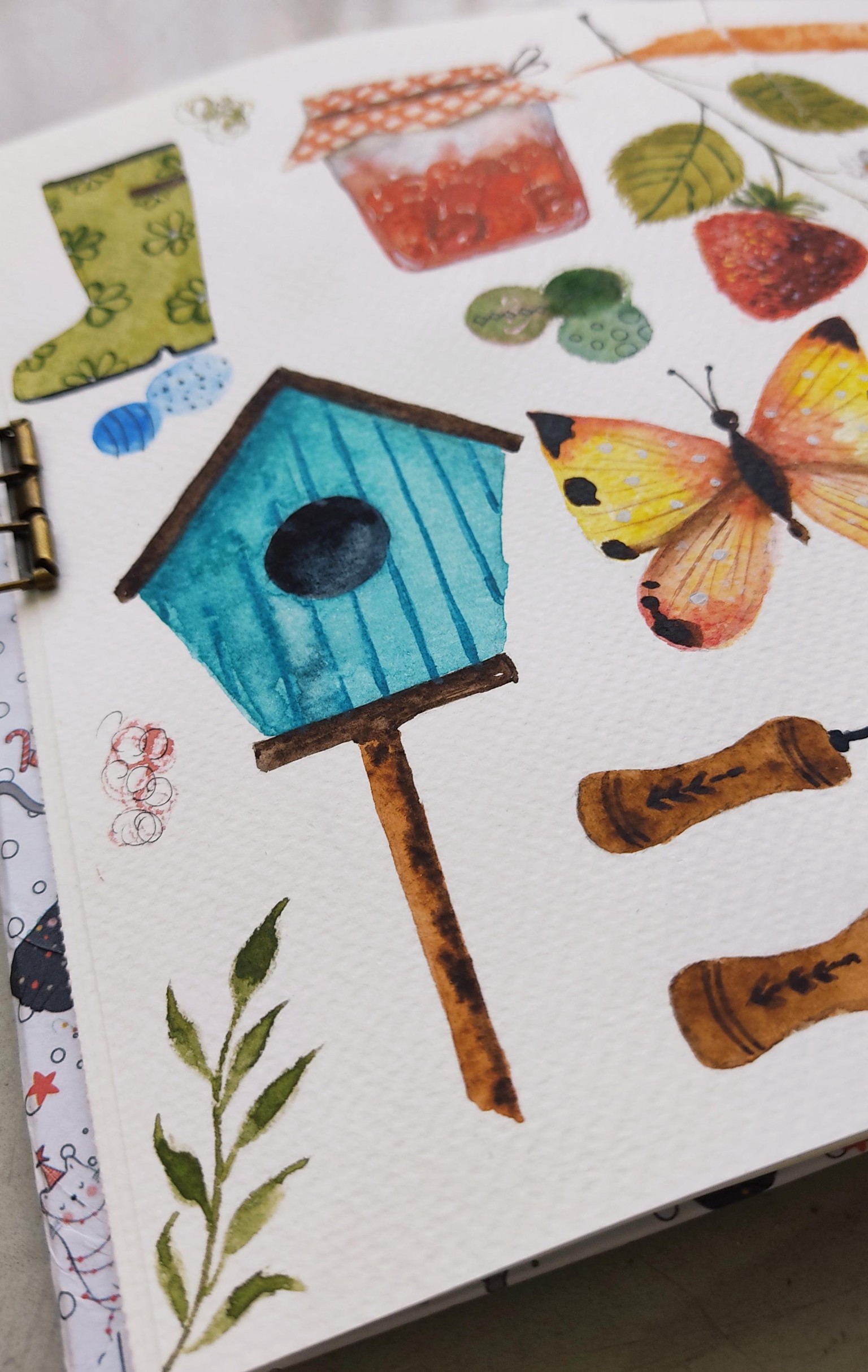 Daily Watercolor Sketchbook (Spring Edition) - image 2 - student project