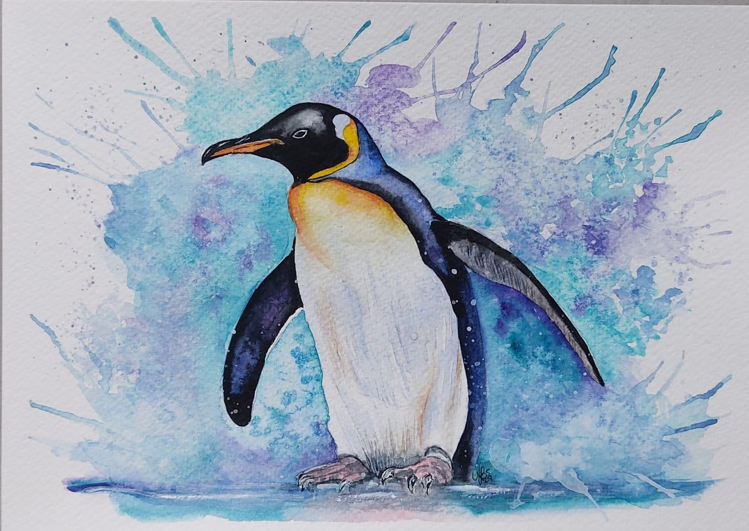 Pingüino de Acuarela - image 1 - student project