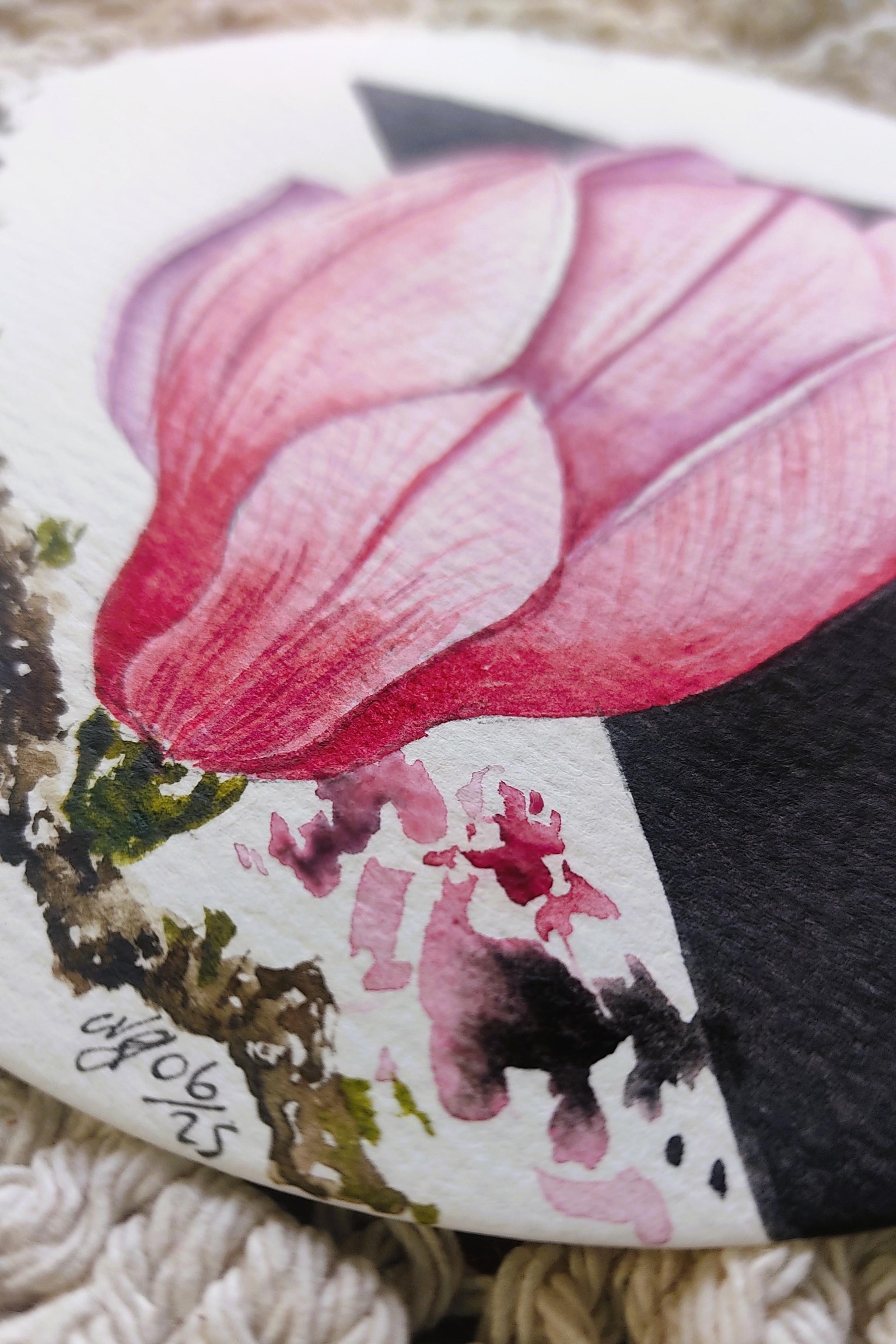 Watercolour Magnolia - image 2 - student project