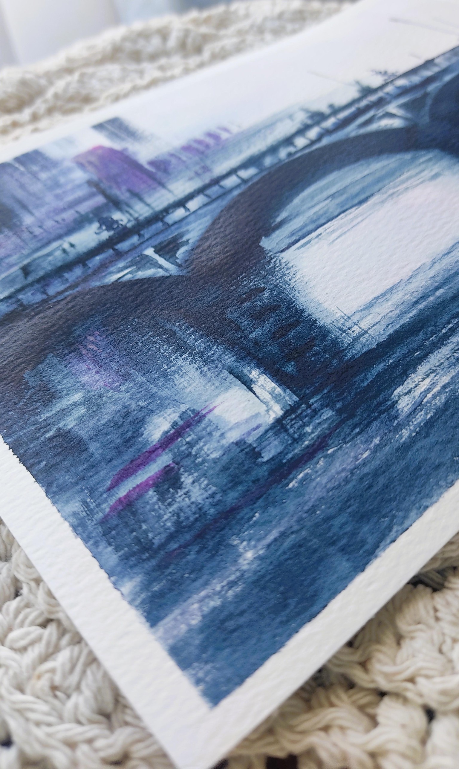 Bridge Over Water Watercolour - Loosening Up and Painting with Speed - image 2 - student project