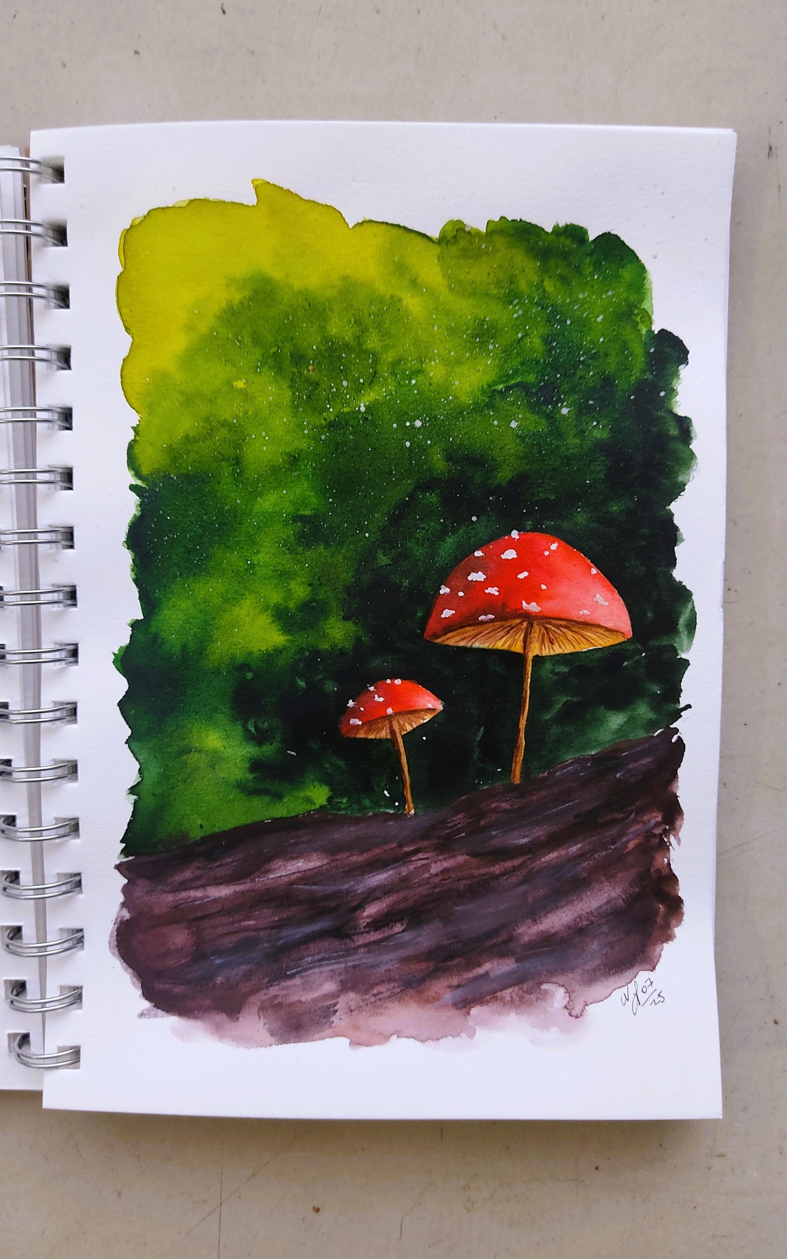 15 Days of 15-Minute Watercolor Practice - image 2 - student project