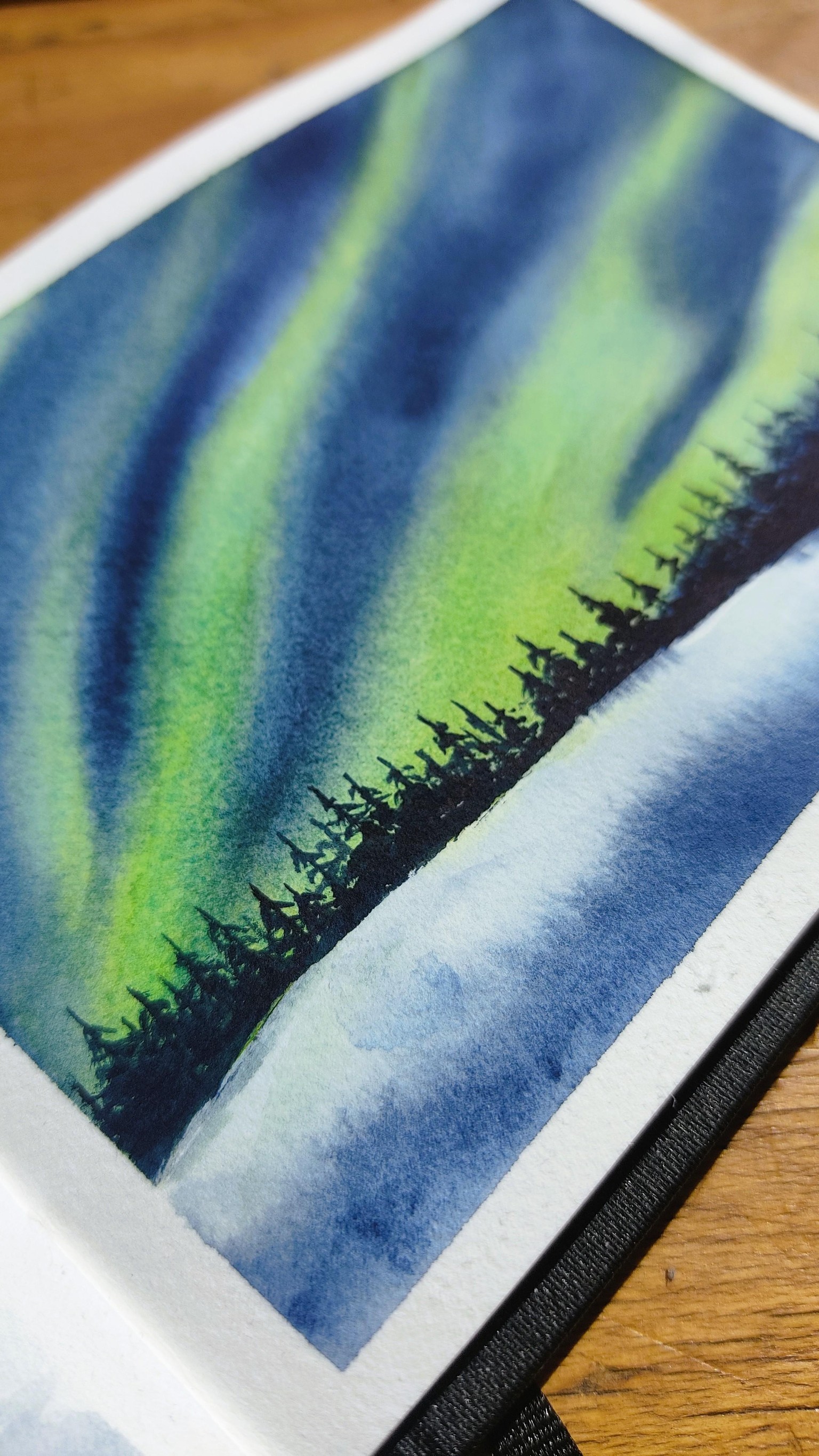 10 Days of Therapeutic Winter Watercolor Landscapes – Build a Daily Art Habit - image 7 - student project