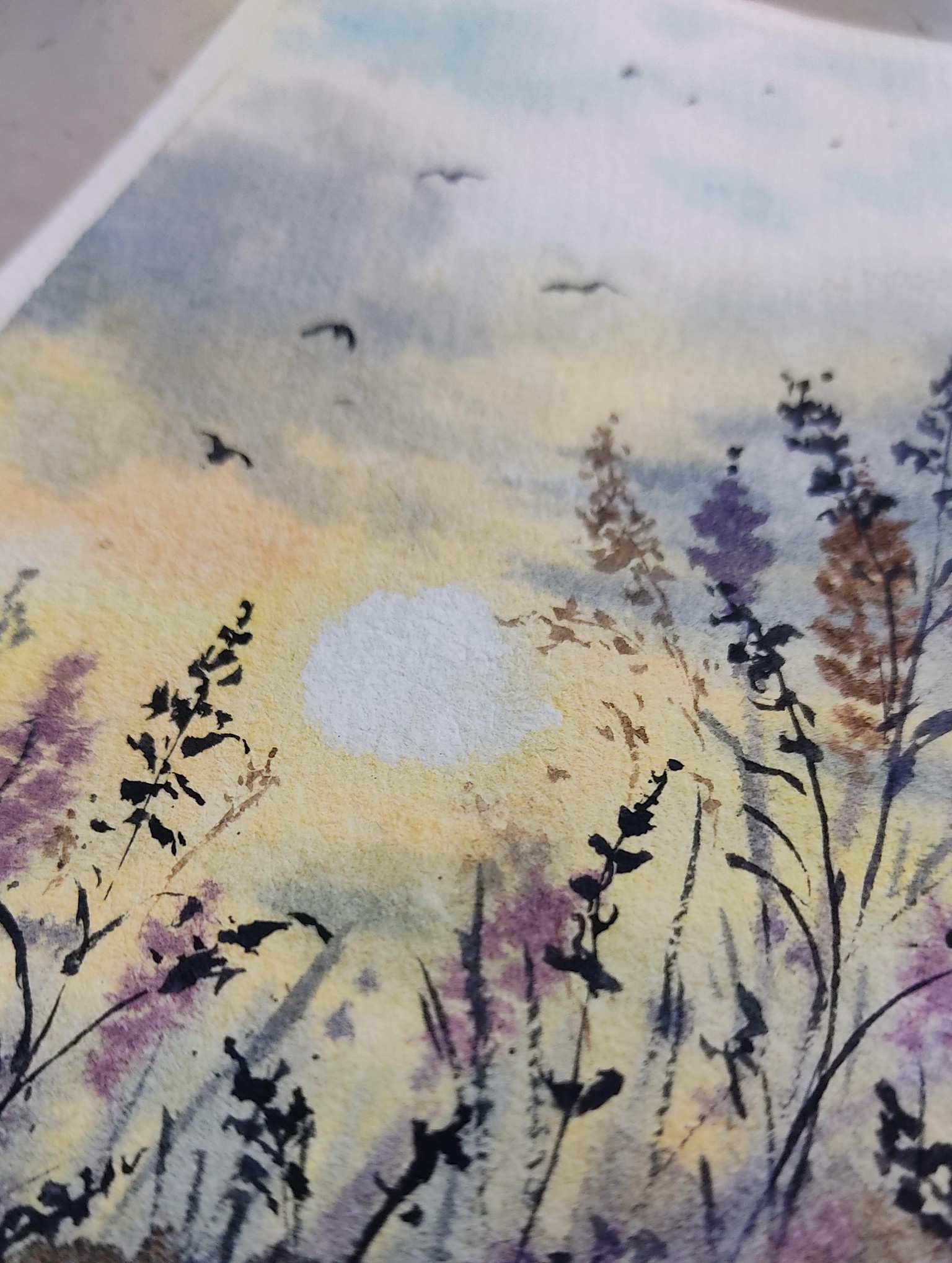 Atmospheric Landscapes: 7-Day Painting Challenge | Paint Mist, Meadow, Lakes, Re - image 2 - student project