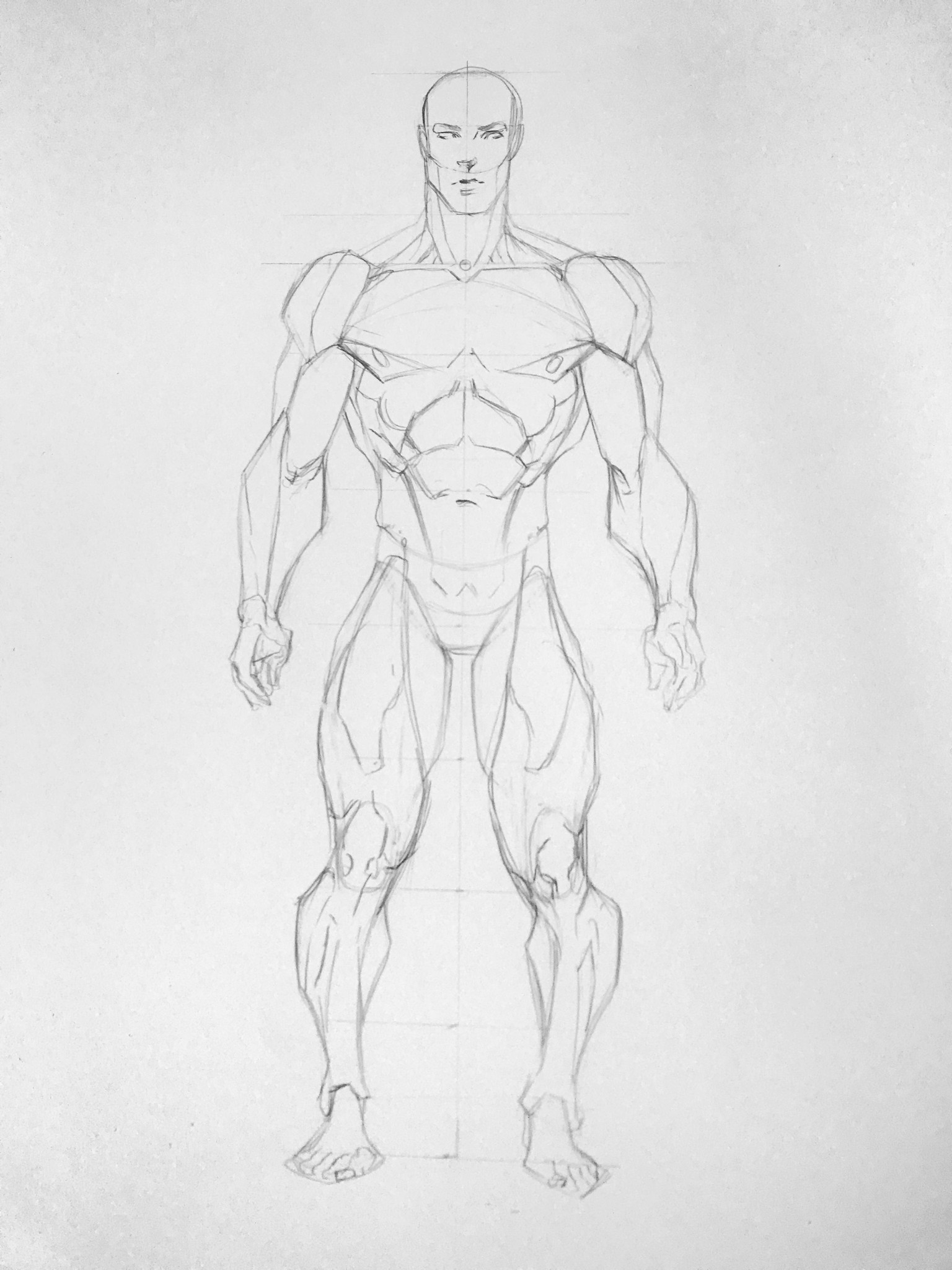 Super hero proportions and anatomy - image 1 - student project