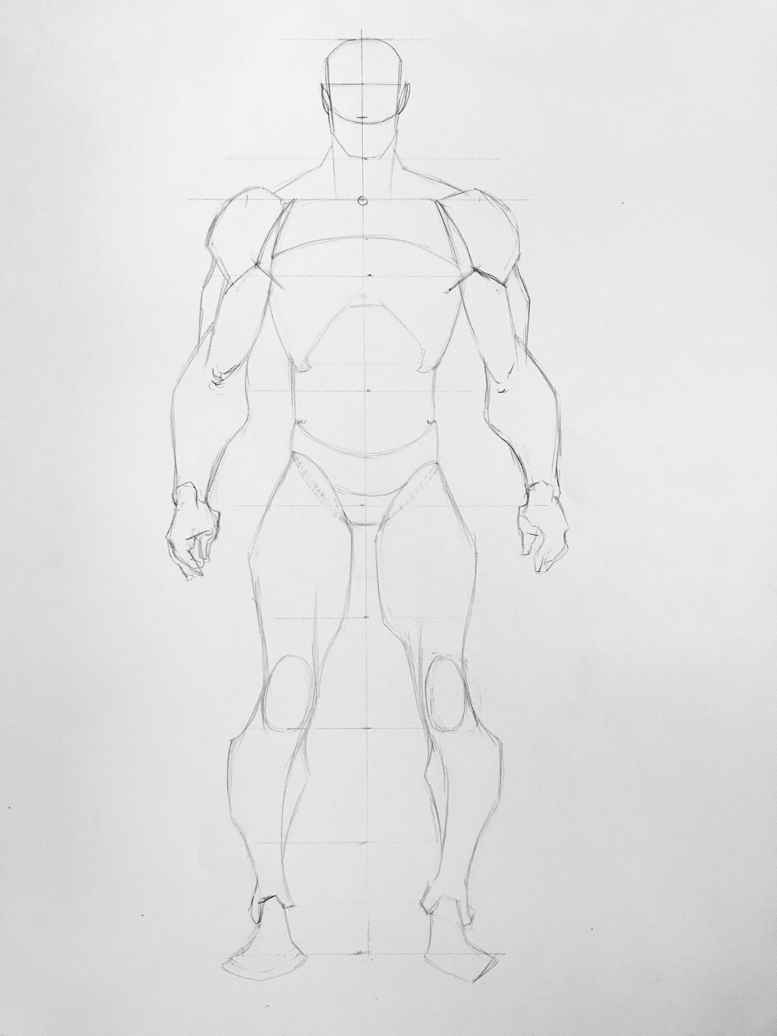 Super hero proportions and anatomy - image 2 - student project