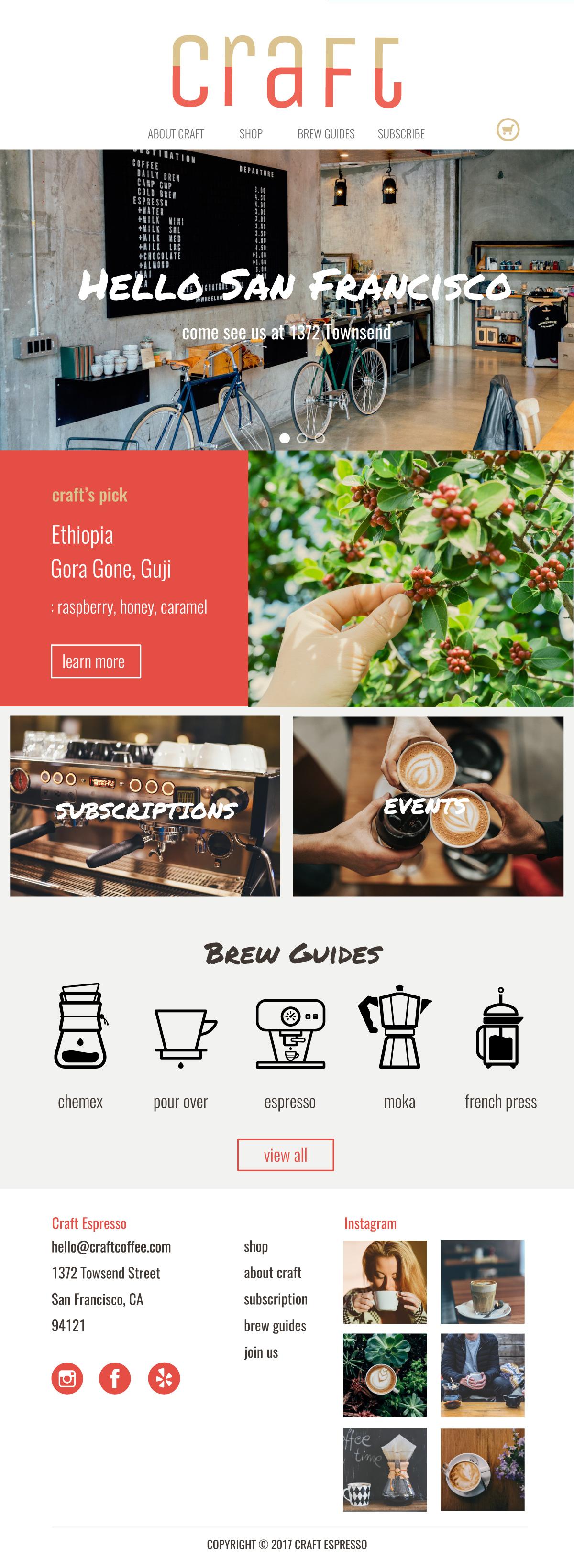 Craft Espresso - image 2 - student project