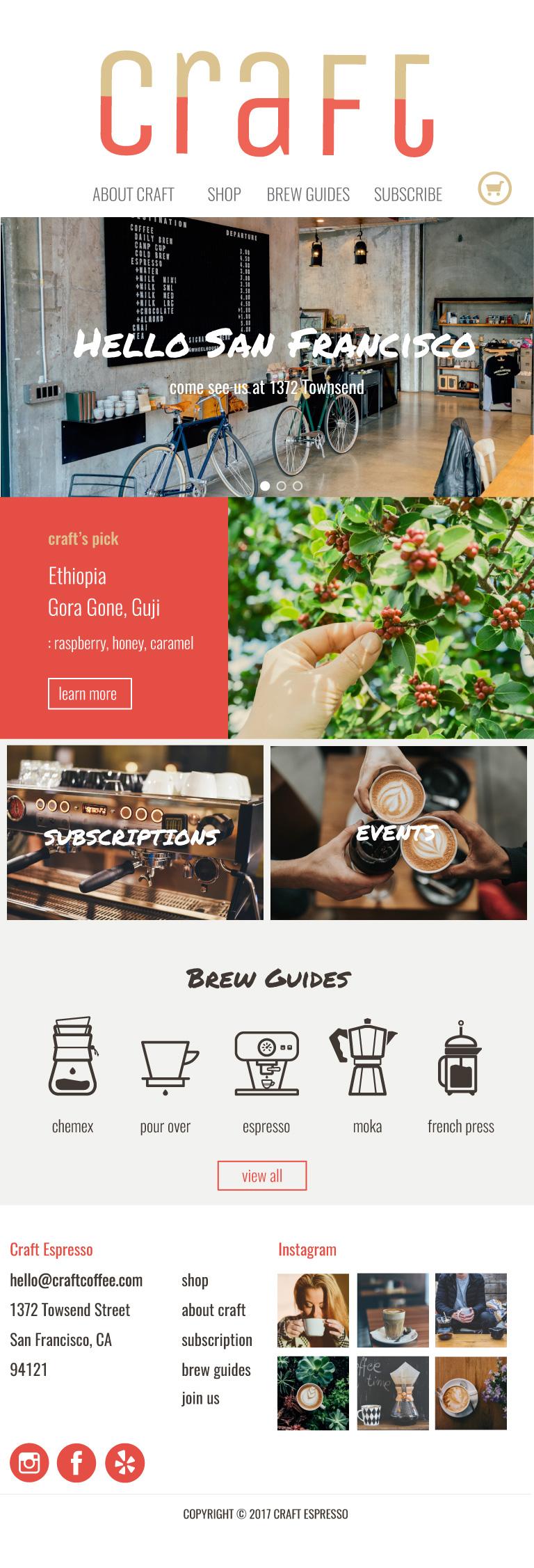 Craft Espresso - image 3 - student project