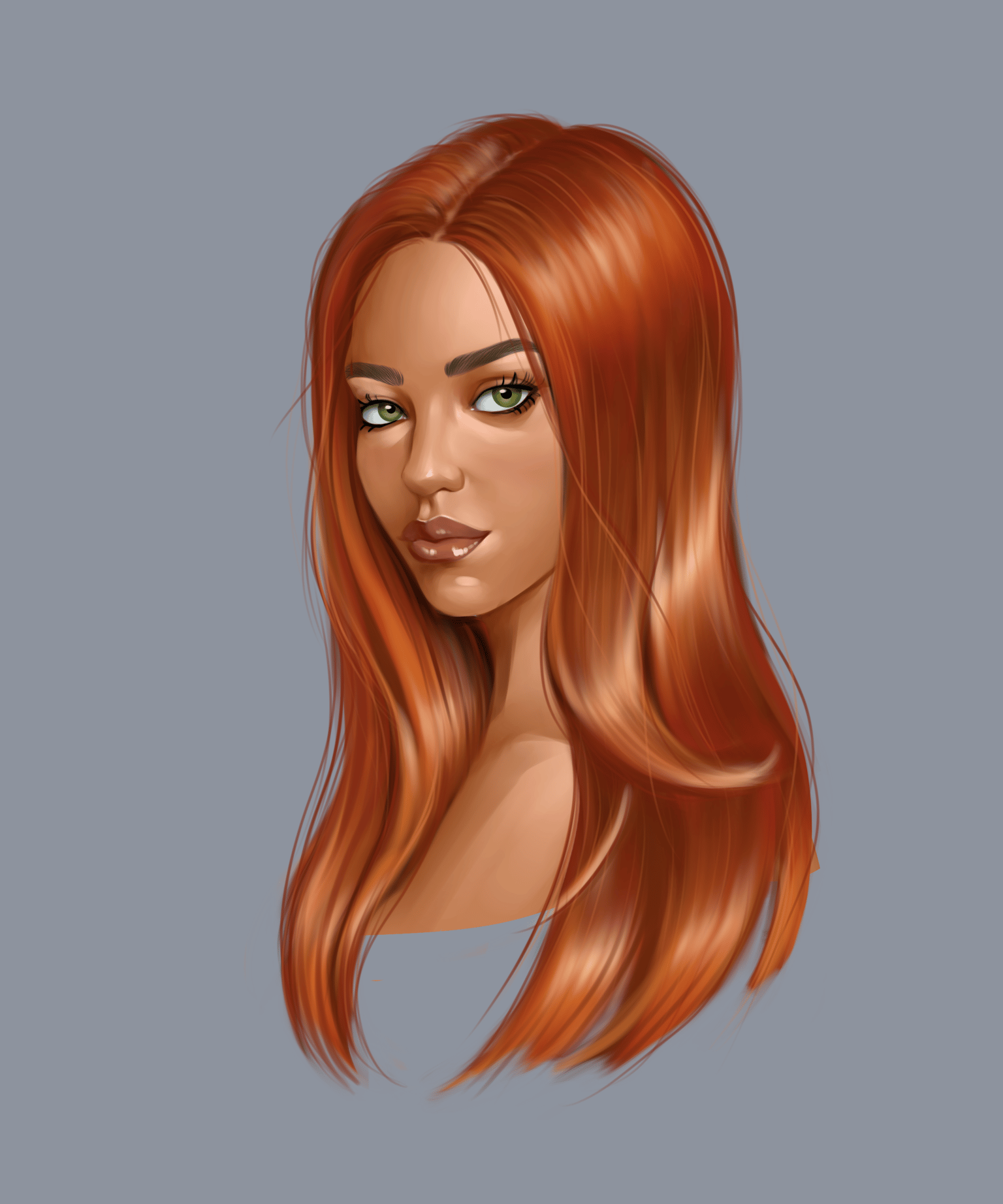 Red Hair Painting - image 1 - student project