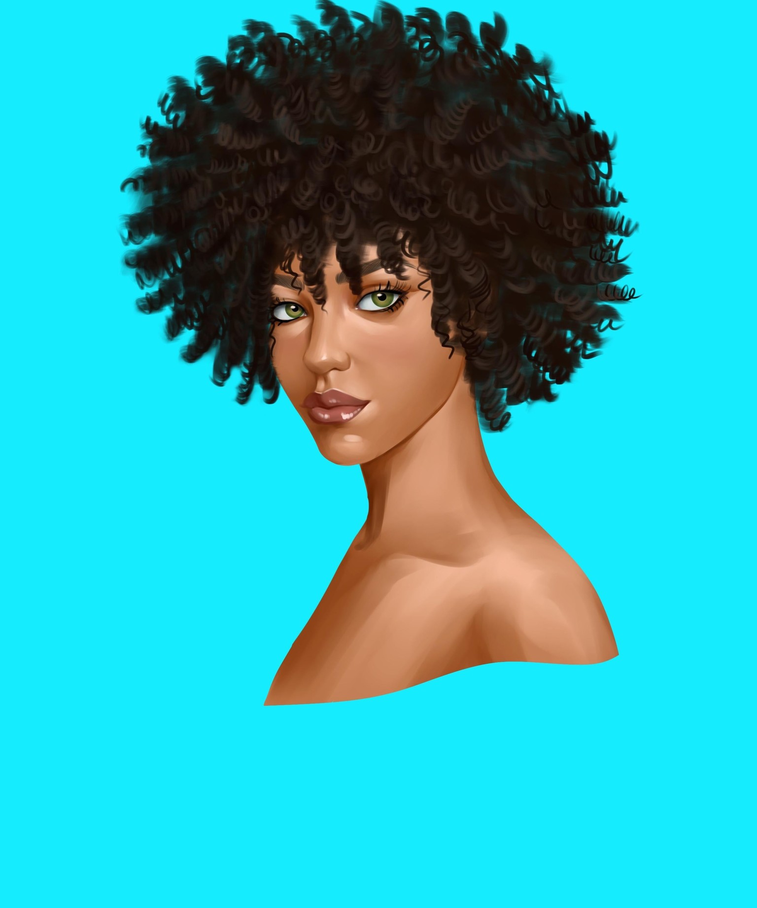 Curly hair - image 2 - student project