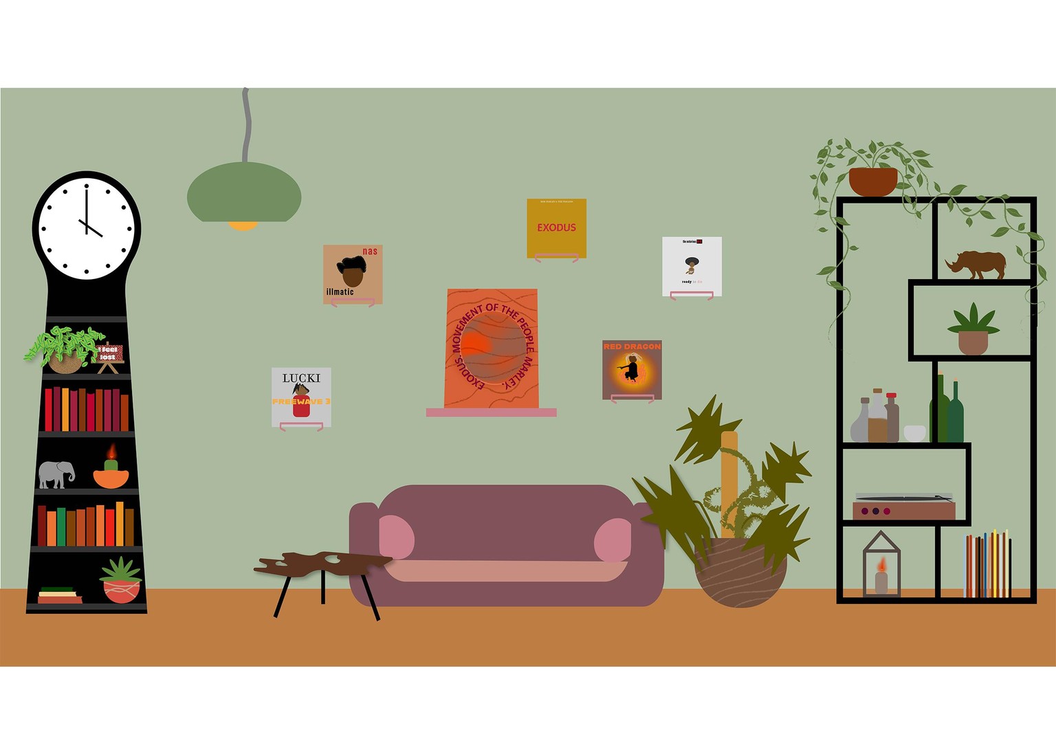 Illustrator Basics | Living Room - image 1 - student project