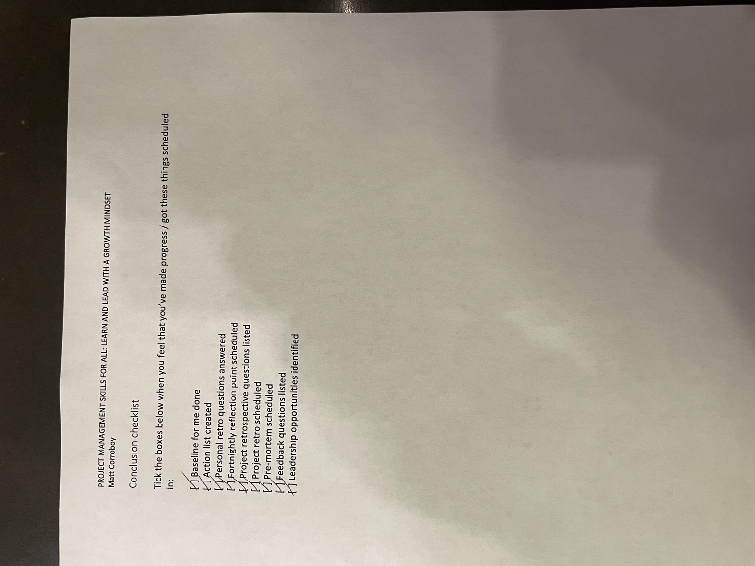 Project Management Skills for All Workbook - image 7 - student project