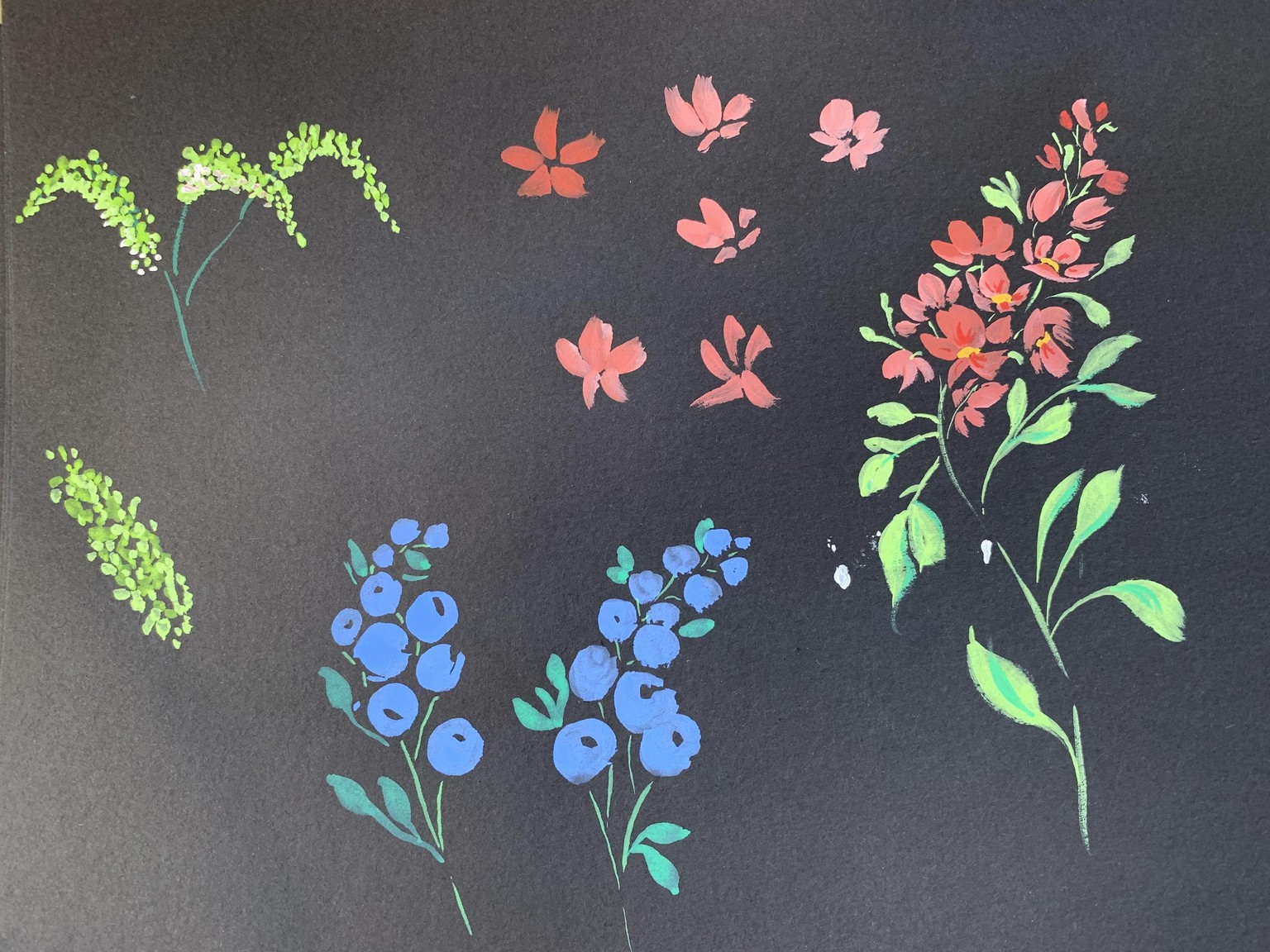 Pretty, bold florals - image 3 - student project