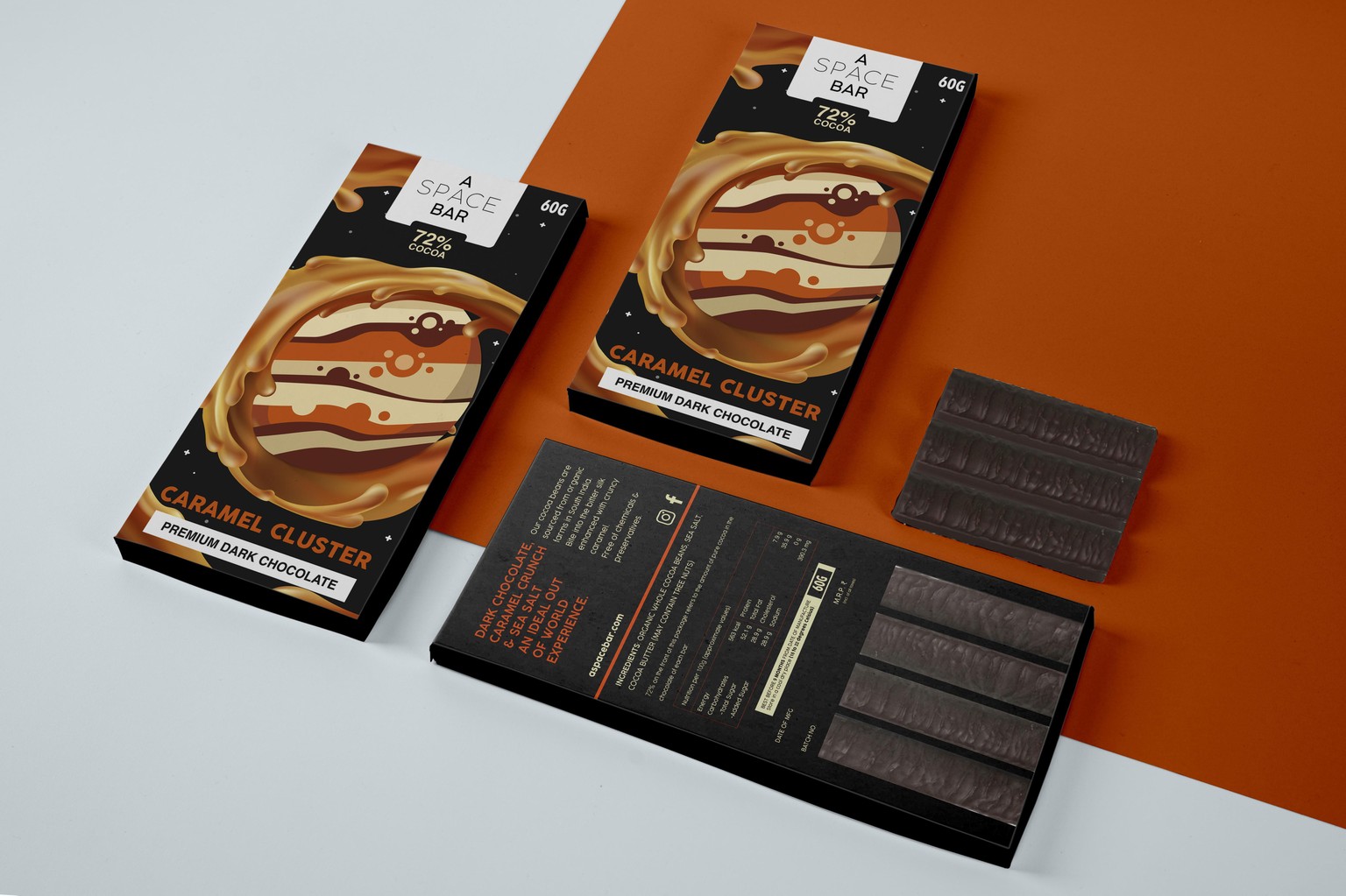 Chocolate Bar Packaging Design - image 1 - student project