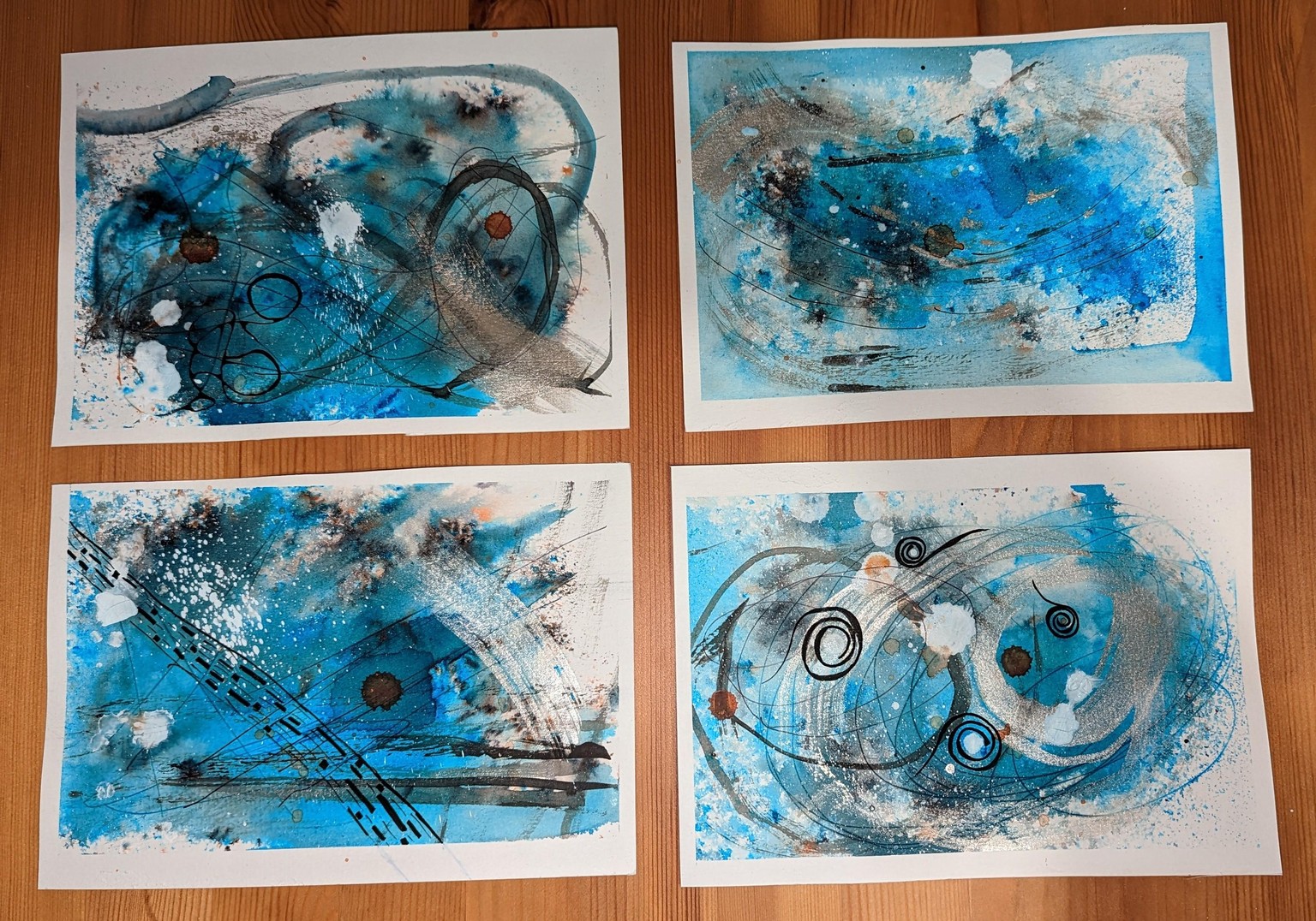 Intuitive Abstract Painting - image 1 - student project
