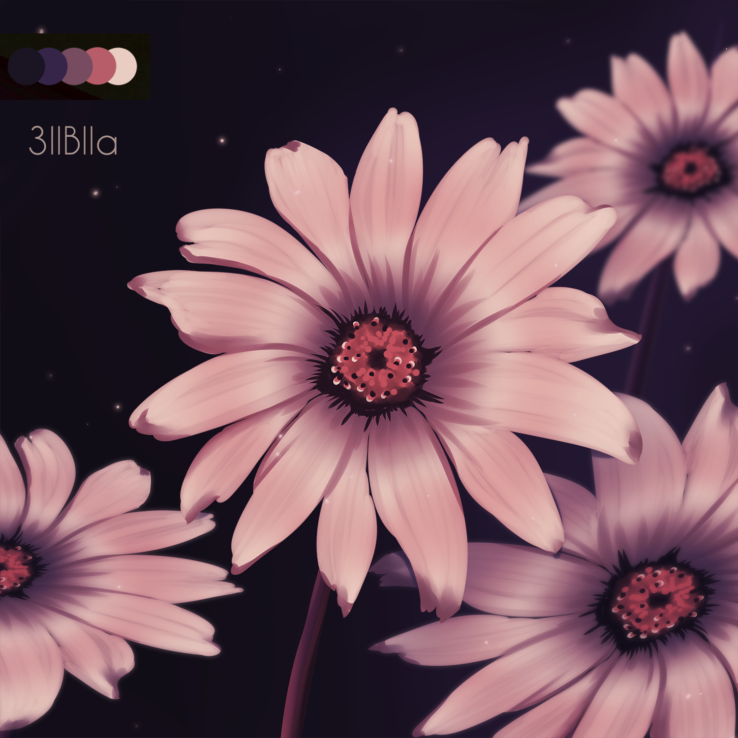 #2 Palette and #3 Favorite Flower - image 1 - student project