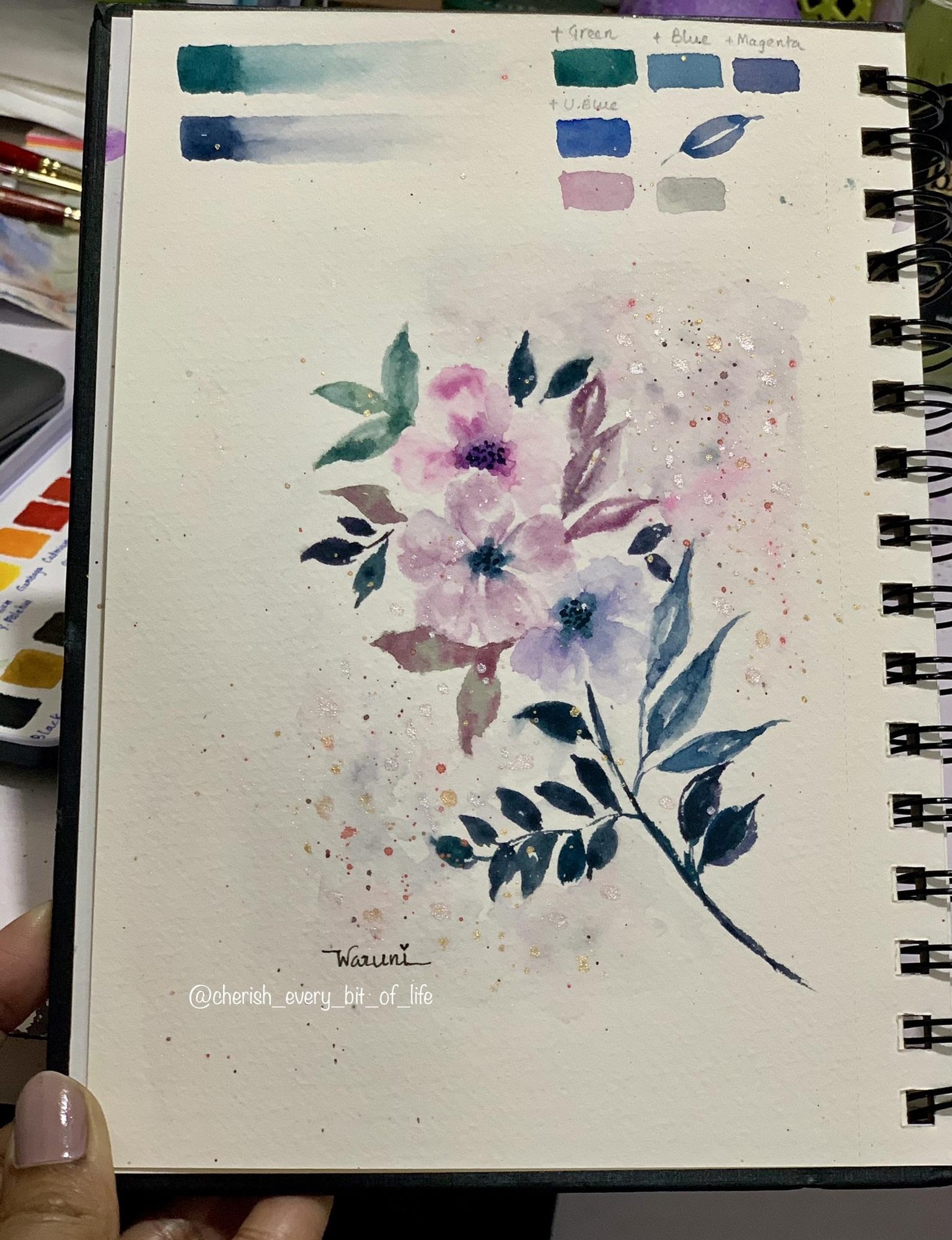 Vintage flowers - image 1 - student project